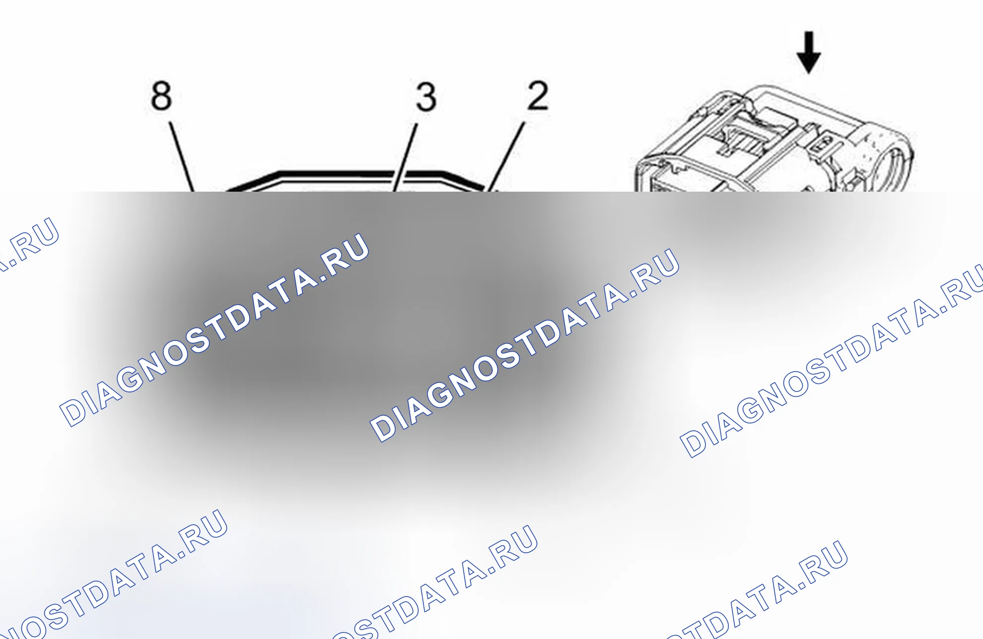 Рис. 263: K71 Модуль управления трансмиссией X1 (MDK). Buick Regal V