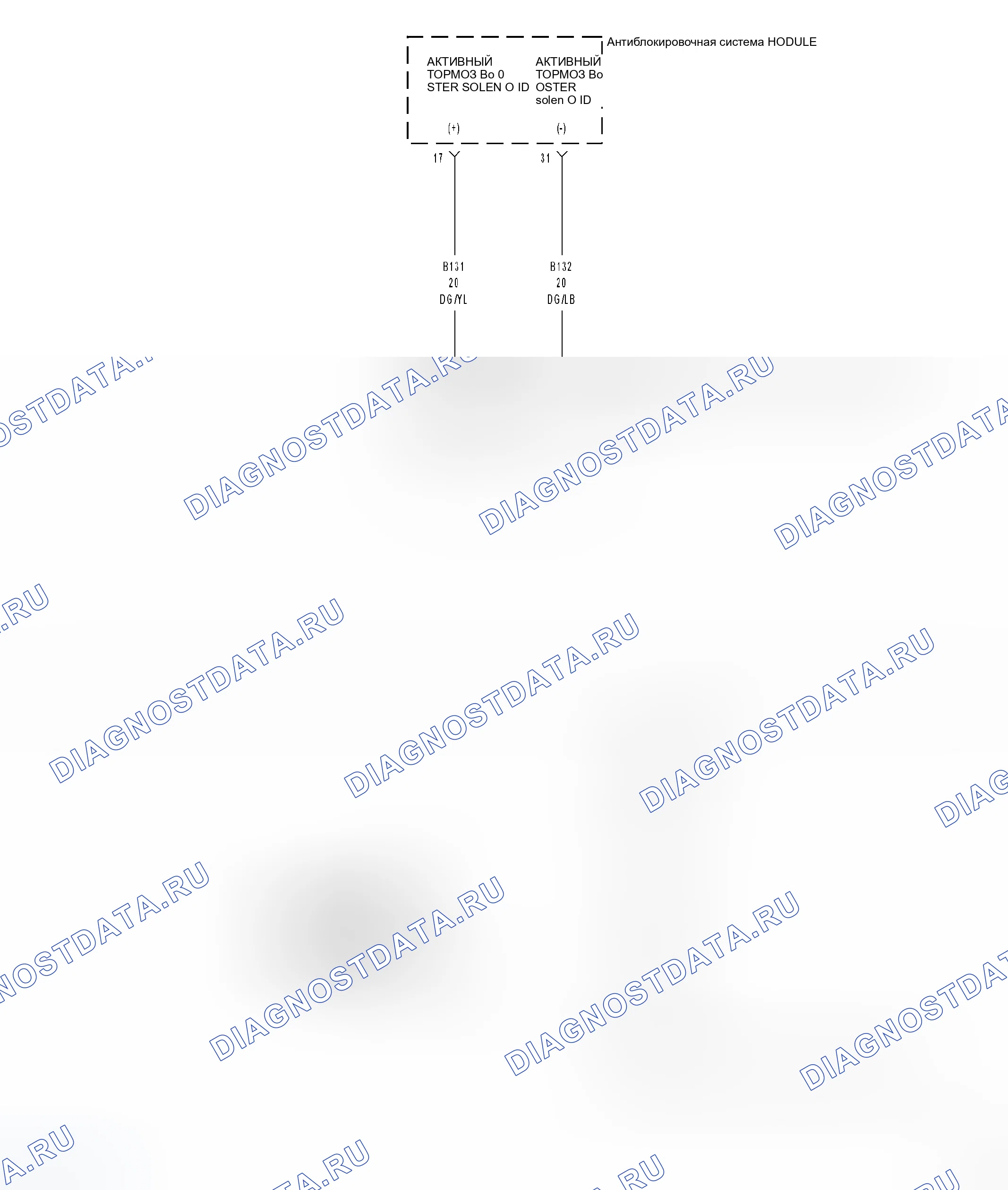 Рис. 169: Принципиальная схема. Dodge Magnum I