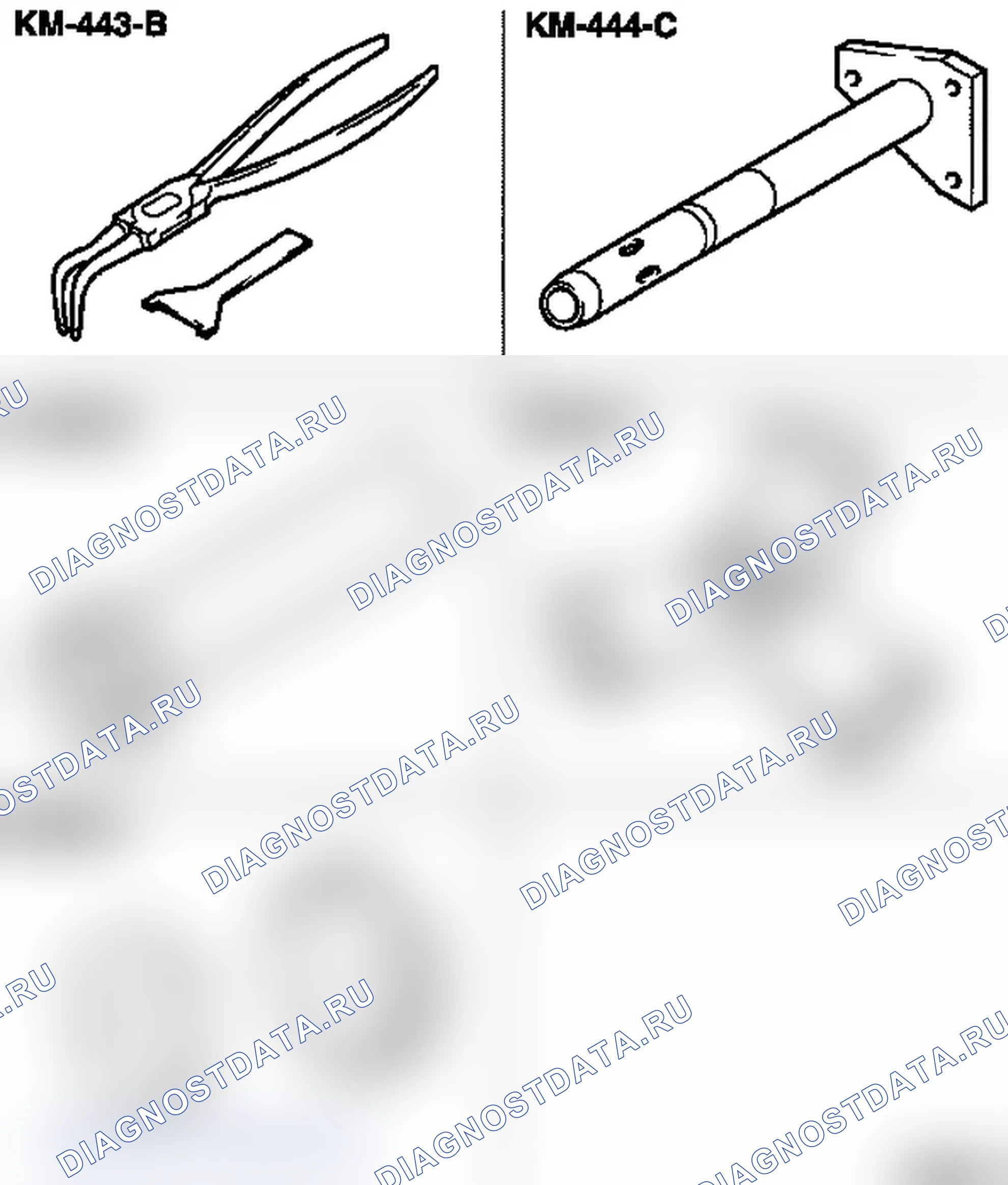 Специальные инструменты. Opel Corsa C
