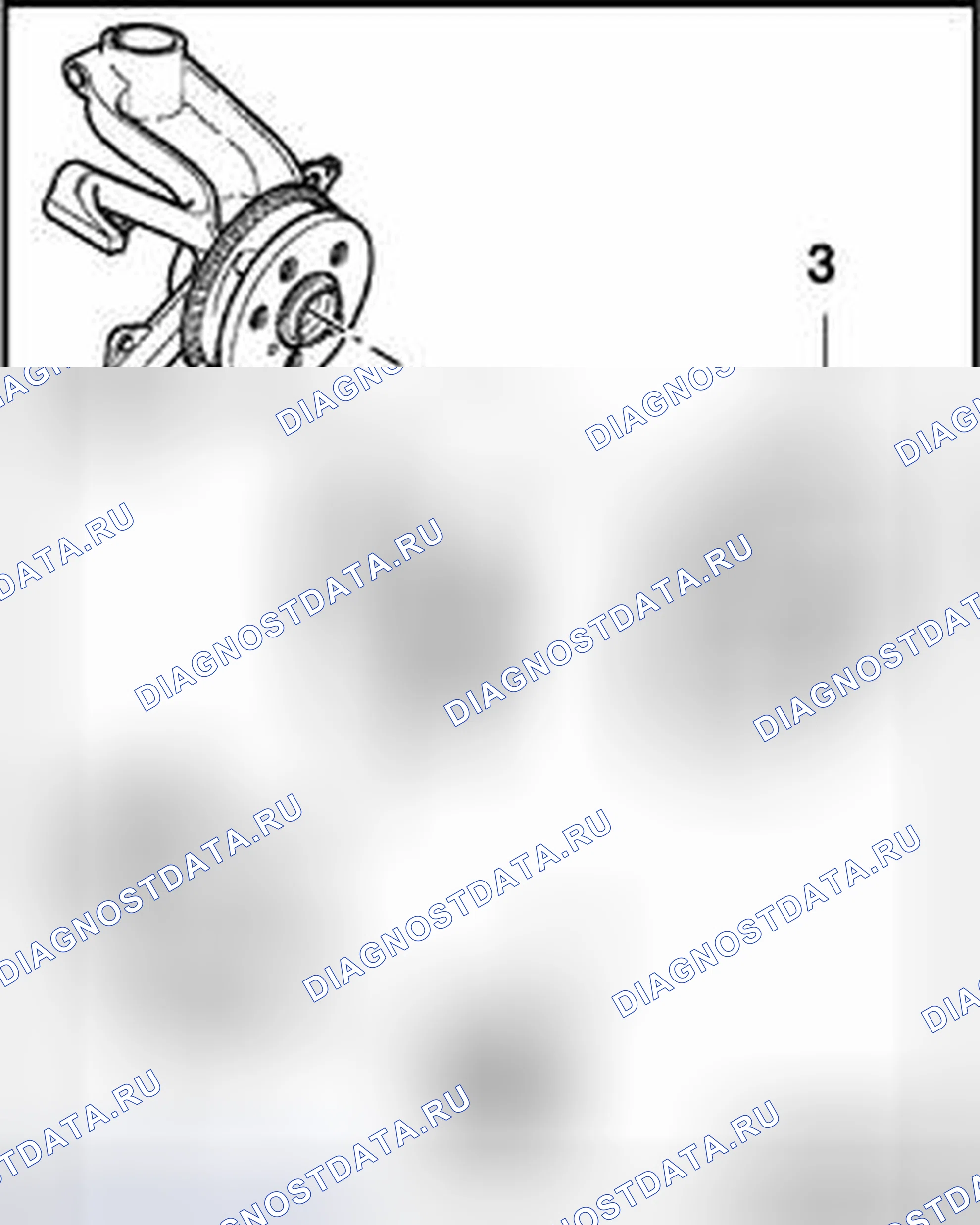 Рис. 69: Технические данные, тормоза. Volkswagen Golf Mk4