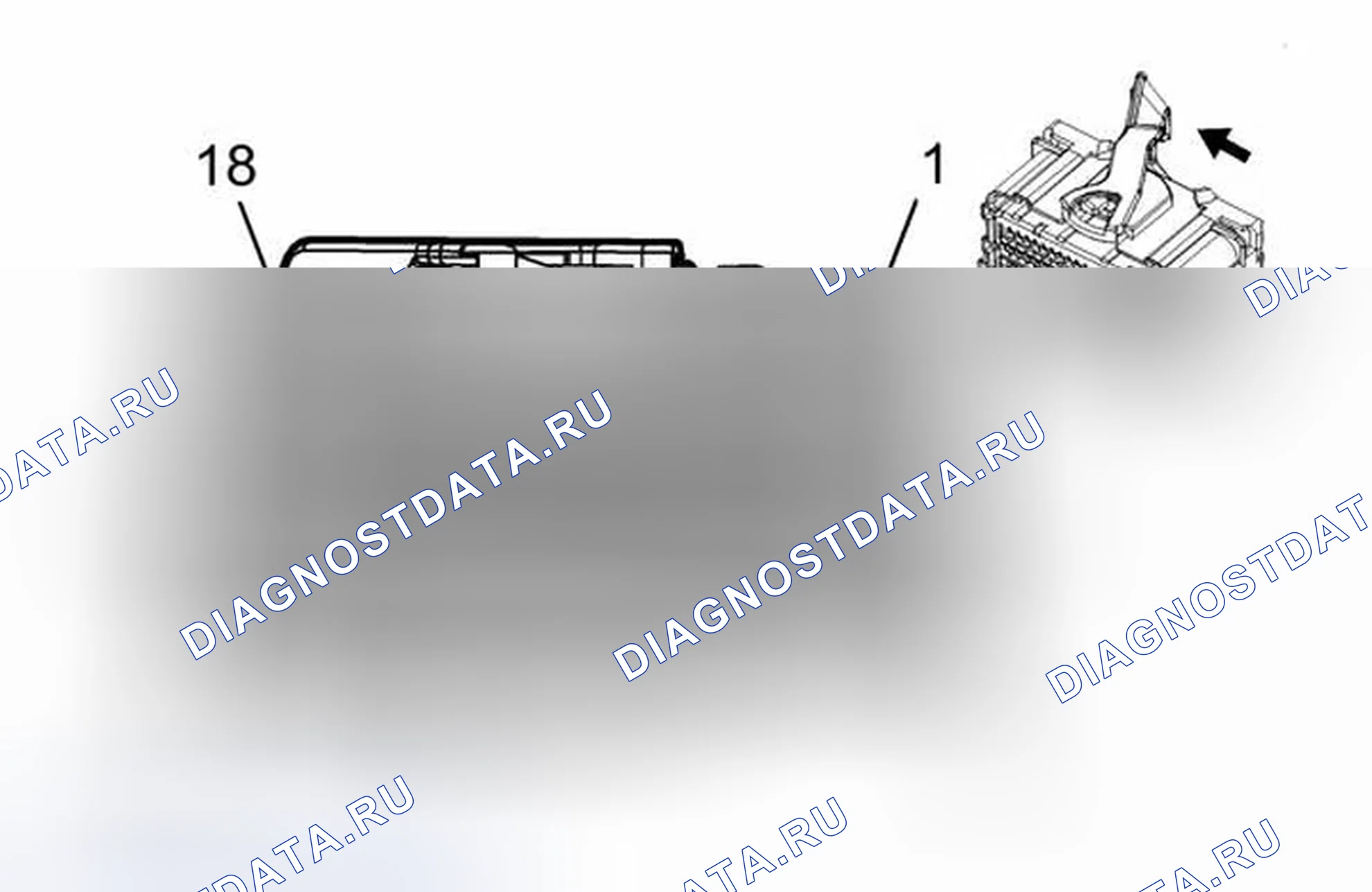 Рис. 247: K36 Надувной модуль X2 для измерения и диагностики ограничений. Chevrolet Captiva I рестайлинг 2