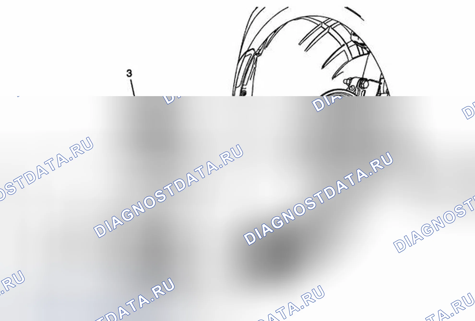 Рис. 5: Замена подшипников передних колес и ступиц (Rwd). Cadillac ATS I
