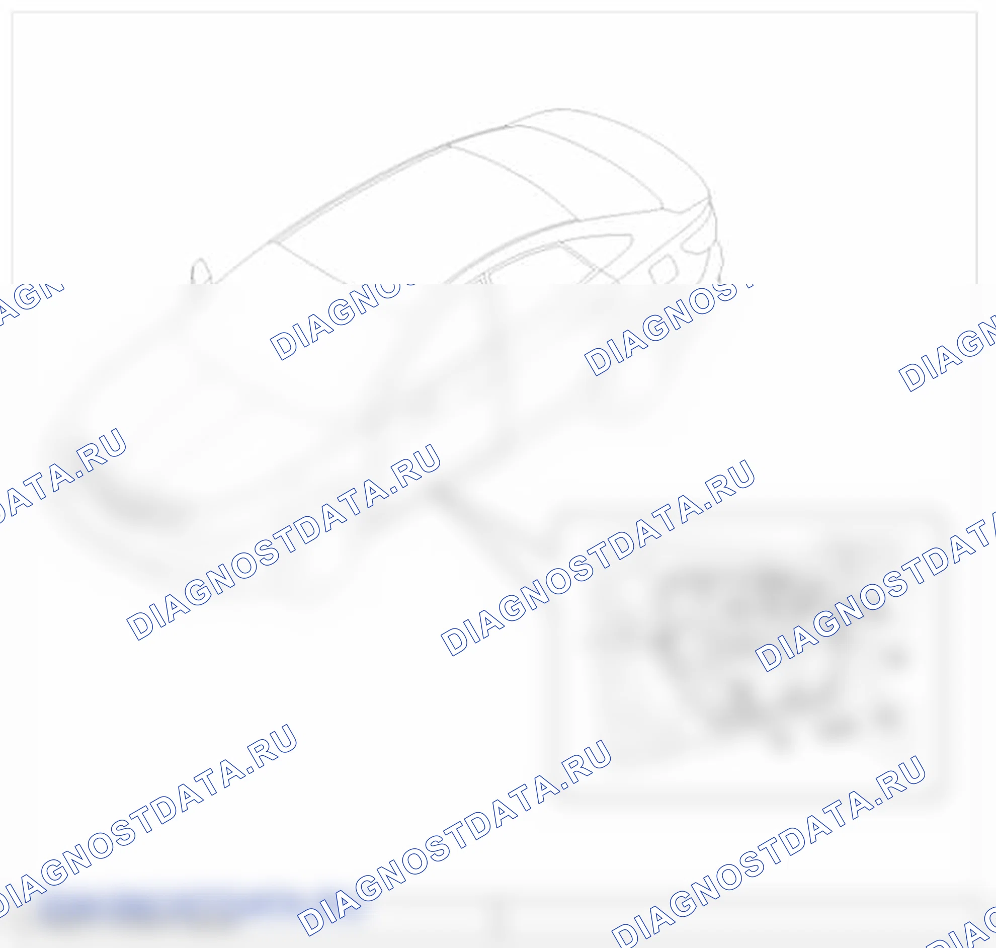 Рис. 22: Расположение компонентов. Hyundai Azera II