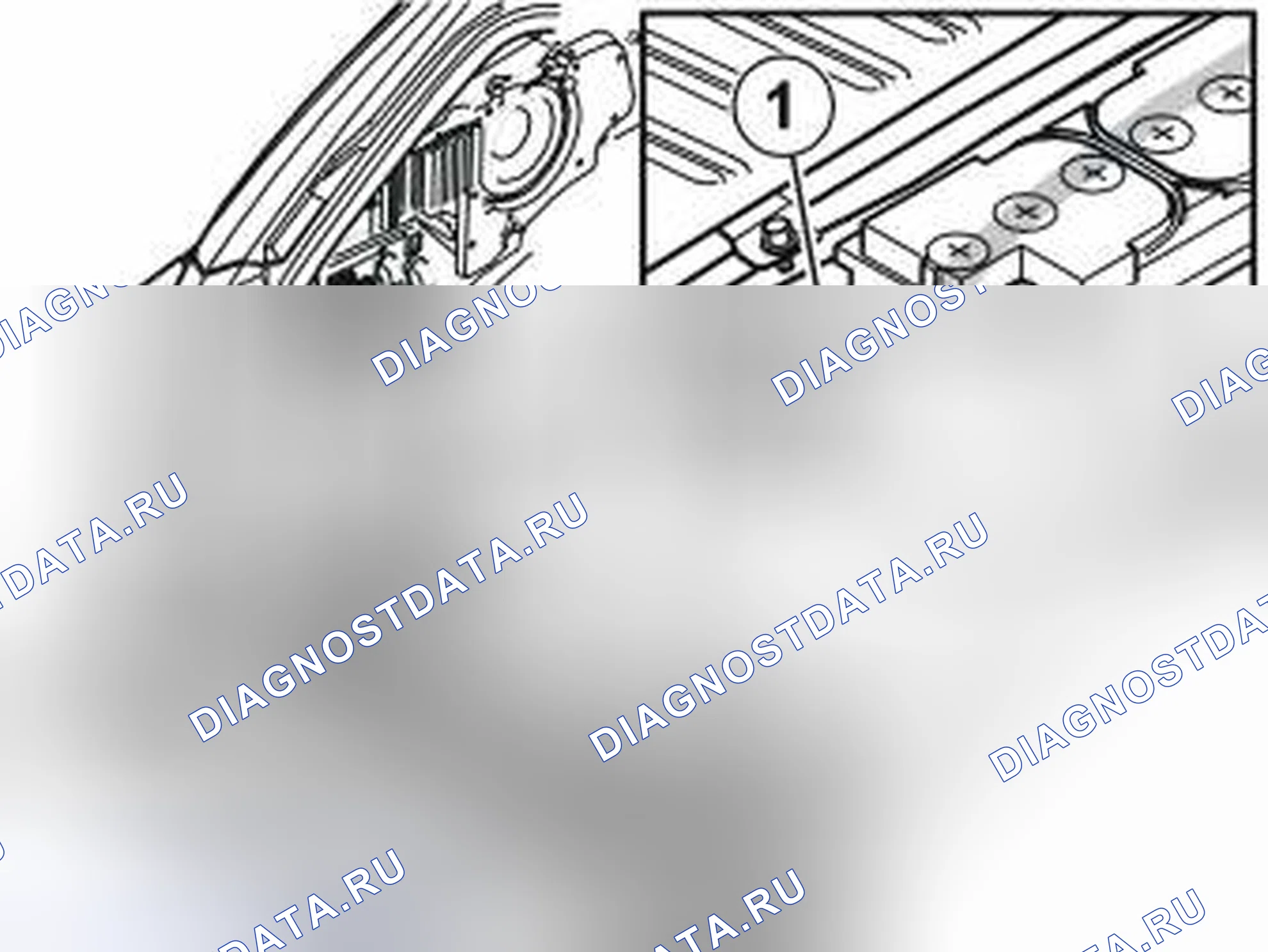 Рис. 1034: ОТНОСИТСЯ К АВТОМОБИЛЯМ С МОДЕЛЬНОГО ГОДА 2005- (СН 134000-). Volvo XC90 I рестайлинг