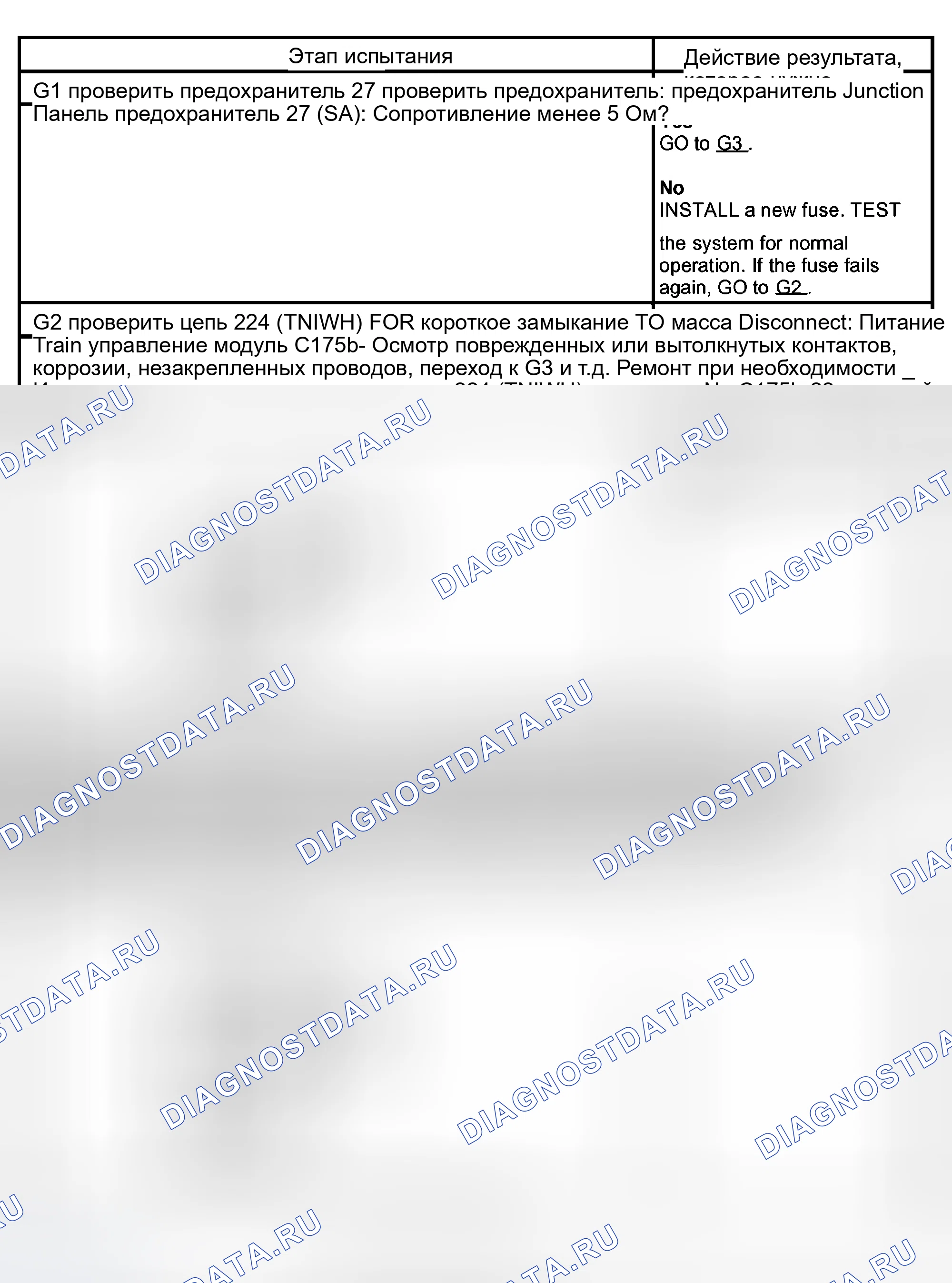 Рис. 620: КОНТРОЛЬНАЯ ТОЧКА G: ПЕРЕКЛЮЧАТЕЛЬ УПРАВЛЕНИЯ КОРОБКОЙ ПЕРЕДАЧ (TCS) НЕ РАБОТАЕТ. Hyundai Lavita I