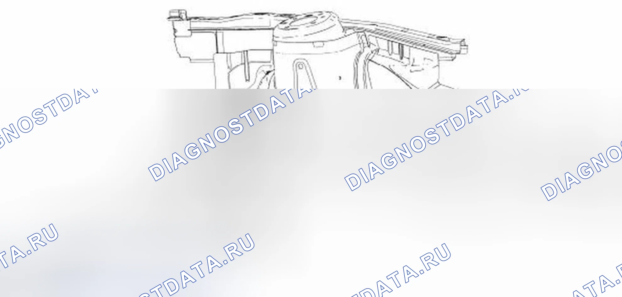Рис. 45: Рамные рельсы. Ford Mustang V рестайлинг 2