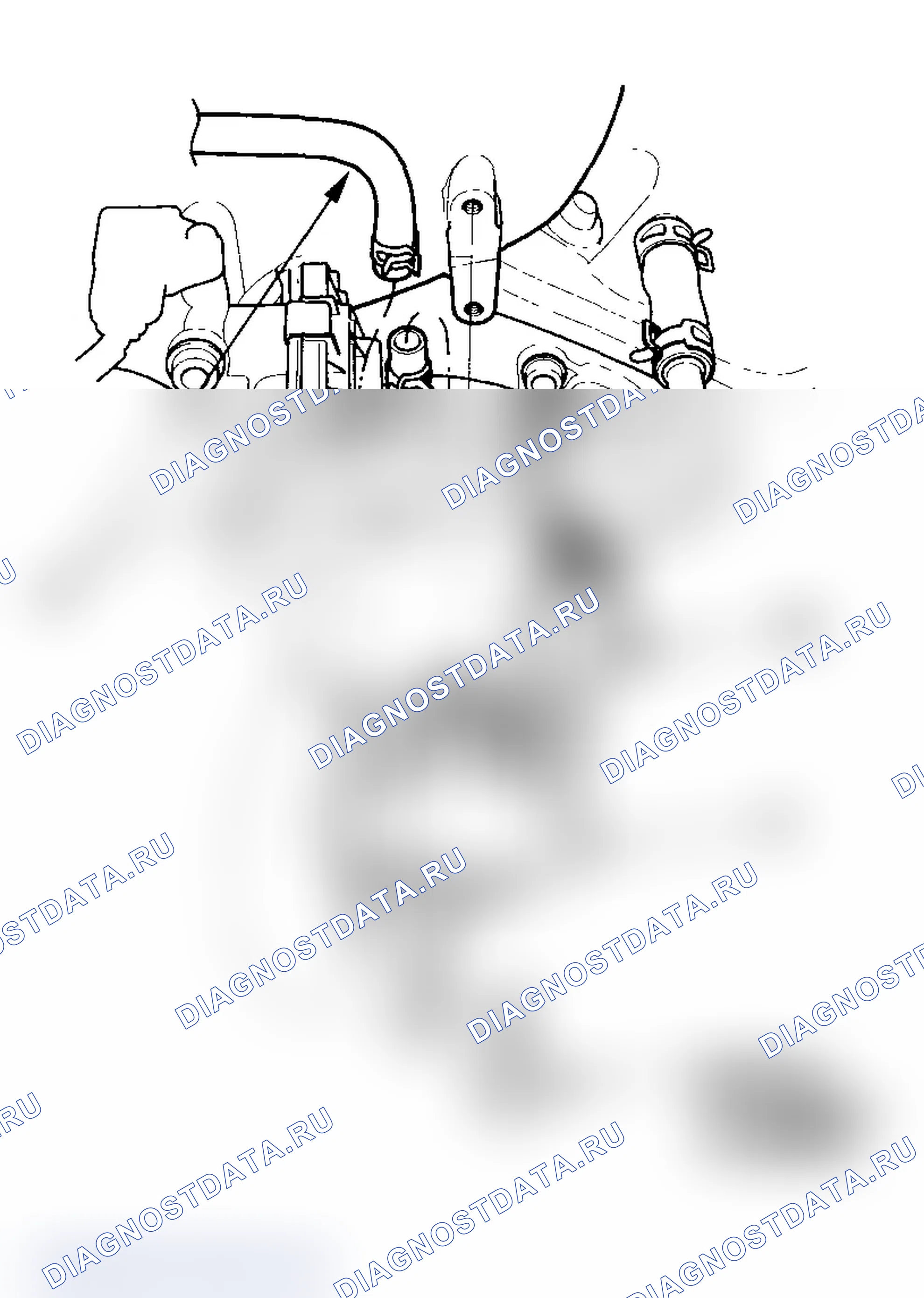 Рис. 181: Замена клапана продувки канистры EVAP. Acura TL III