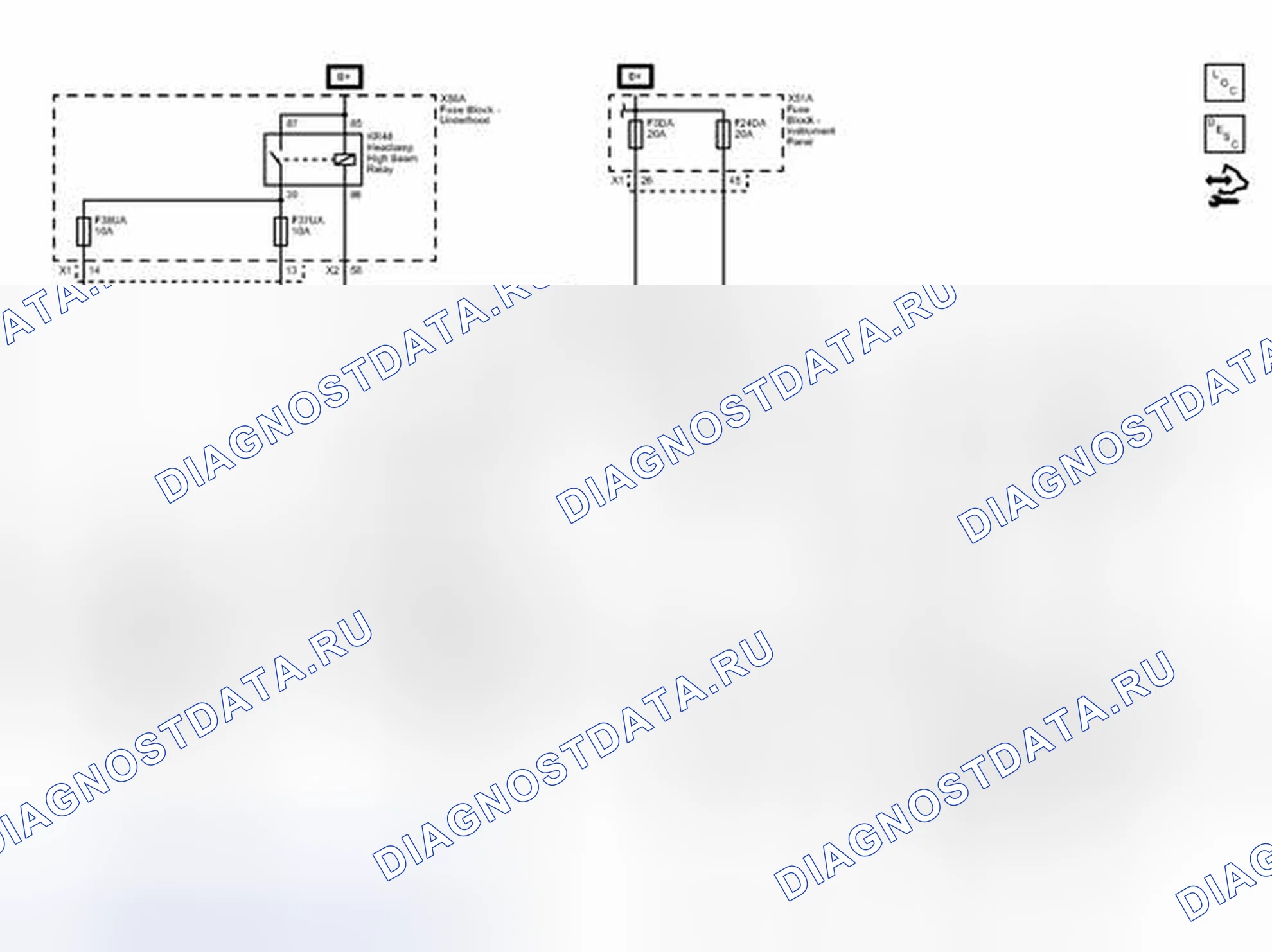 Рис. 1: Фары. Chevrolet Orlando I