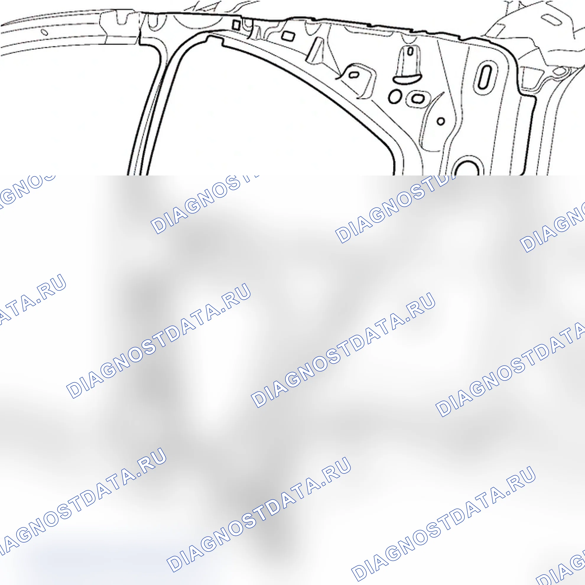 Внутренняя панель задней стойки кузова: замена. Renault Scenic II