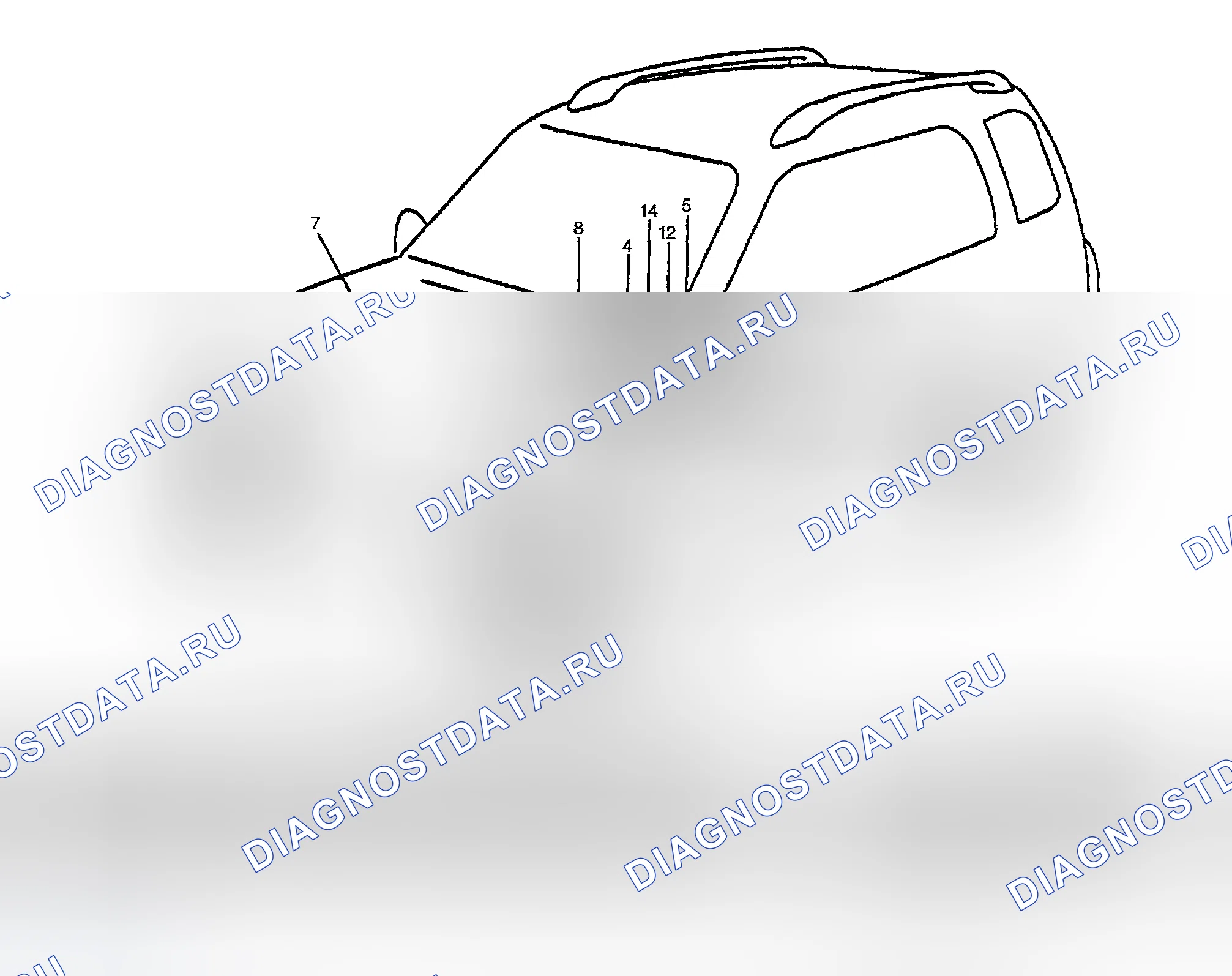 Рис. 9: Расположение компонентов ABS. Suzuki Grand Vitara I рестайлинг