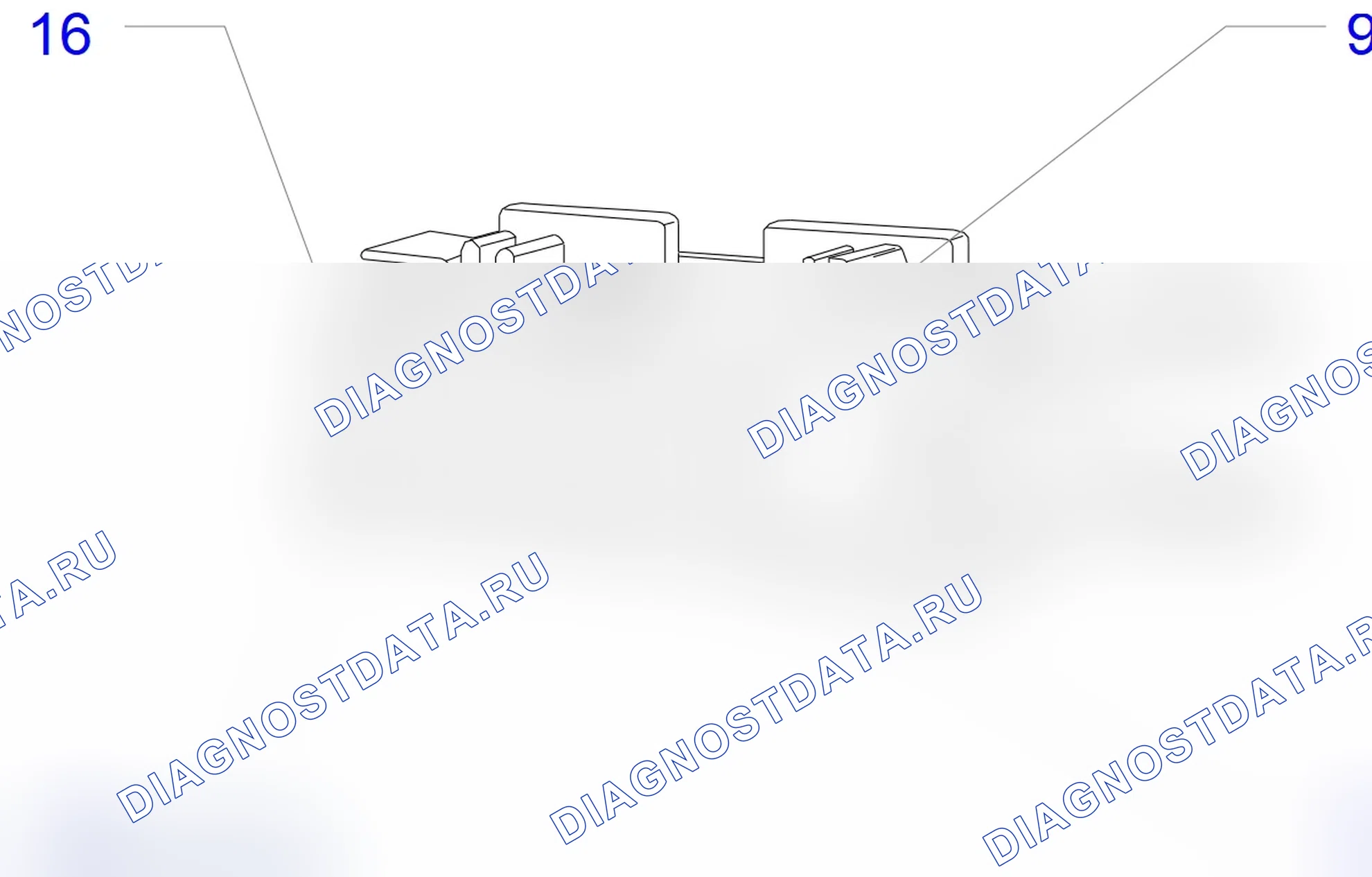 Распиновка разъёма X13. Opel Zafira A рестайлинг