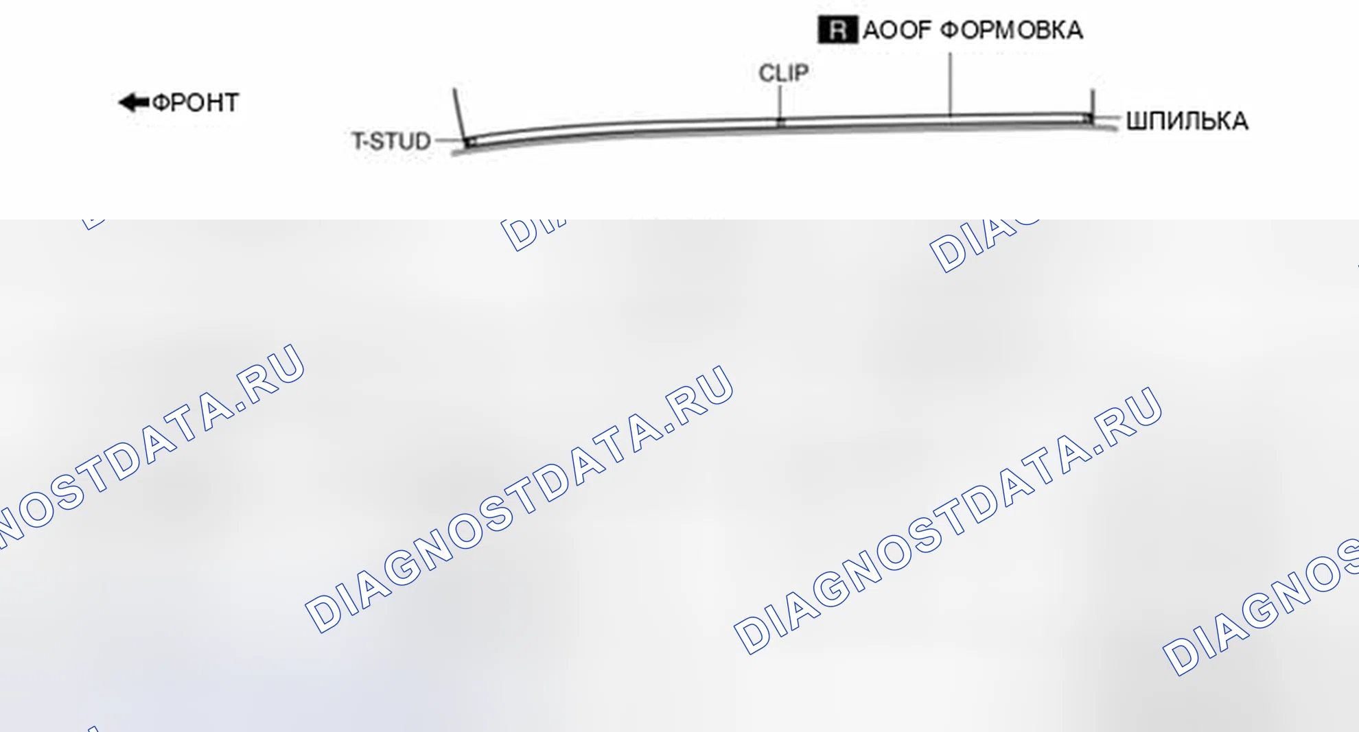 Рис. 17: СНЯТИЕ ФОРМОВКИ КРЫШИ. Mazda 3 BL рестайлинг