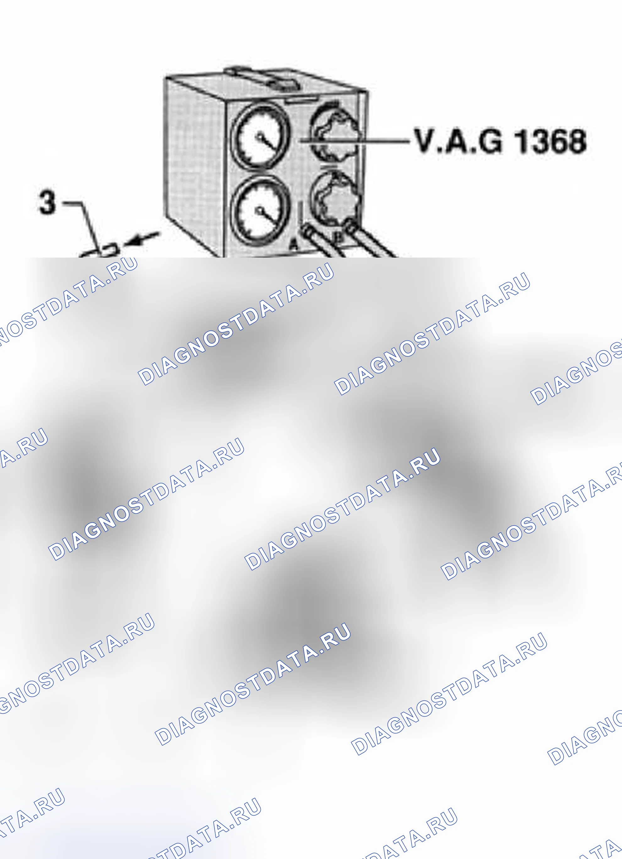 Рис. 34: Проверка топливного бака и крышки заливной горловины. Volkswagen Golf Mk3