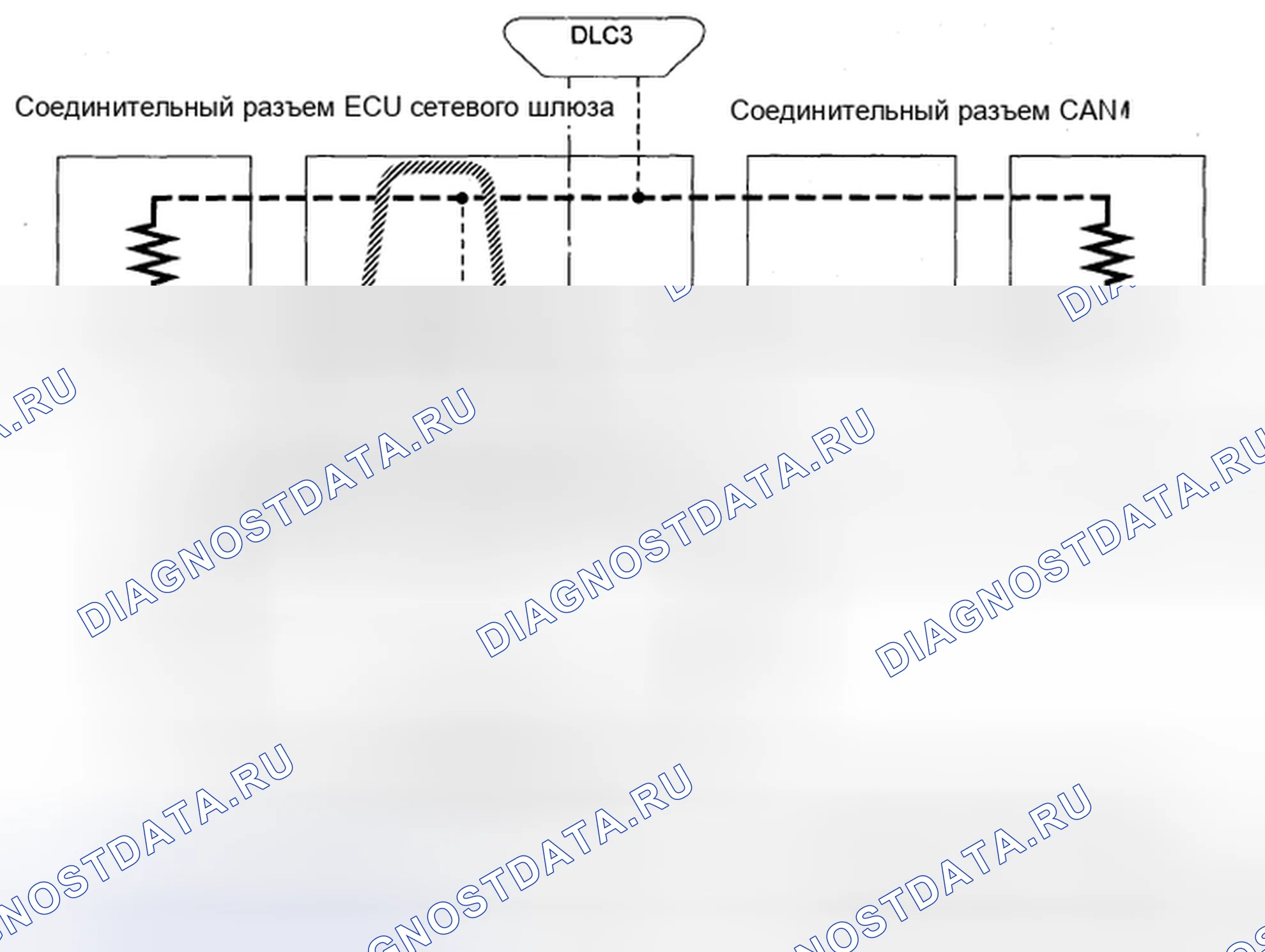 Рис. 11: электросхема. Toyota Sienna II рестайлинг