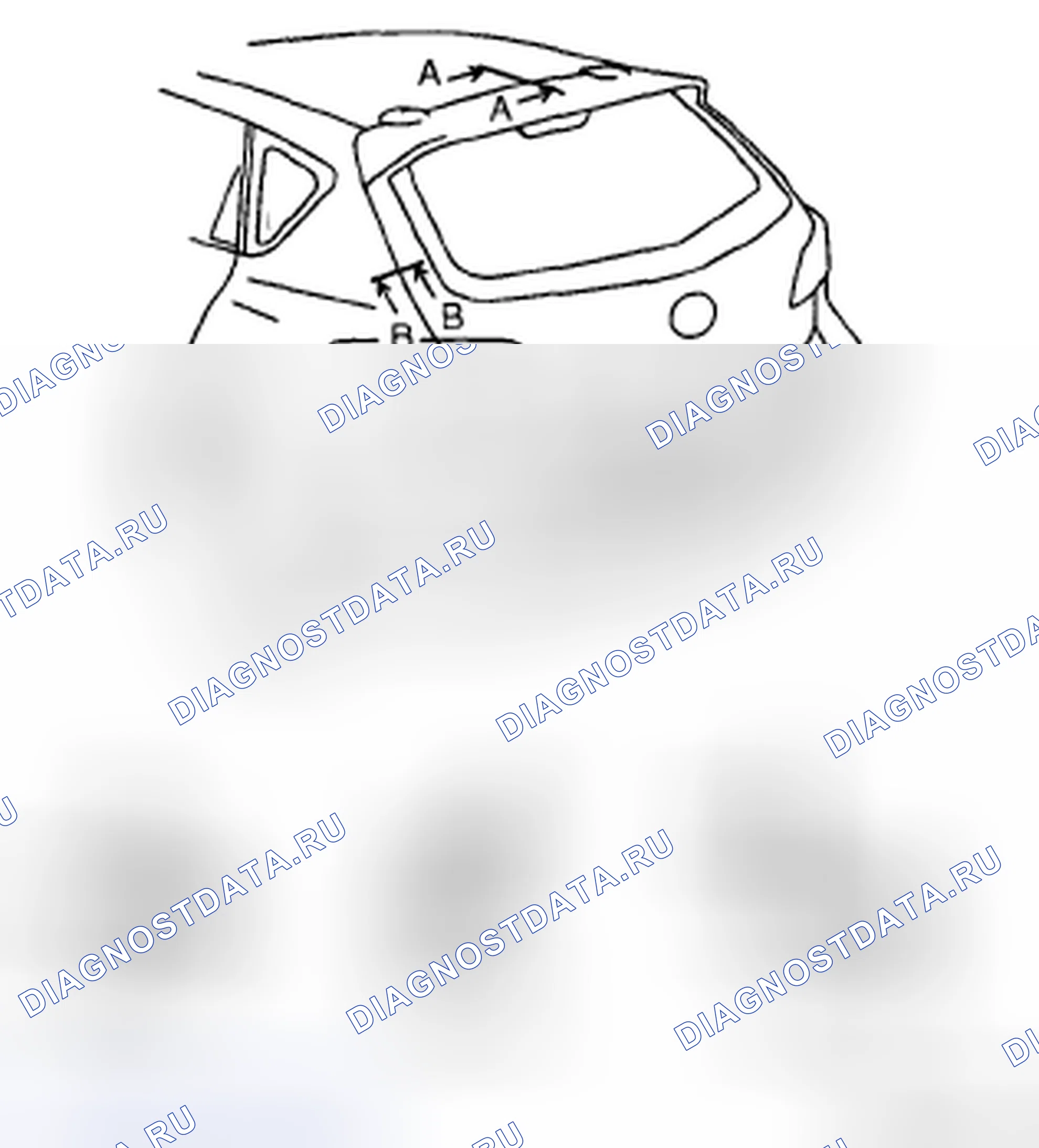 Рис. 50: РЕГУЛИРОВКА дверь багажника. Honda CR-V IV