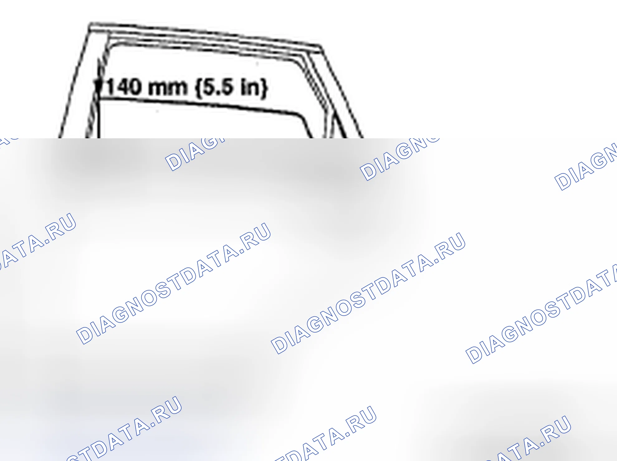 Рис. 5: ДЕМОНТАЖ / МОНТАЖ СТЕКЛА ЗАДНЕЙ ДВЕРИ. Mazda CX-9 I