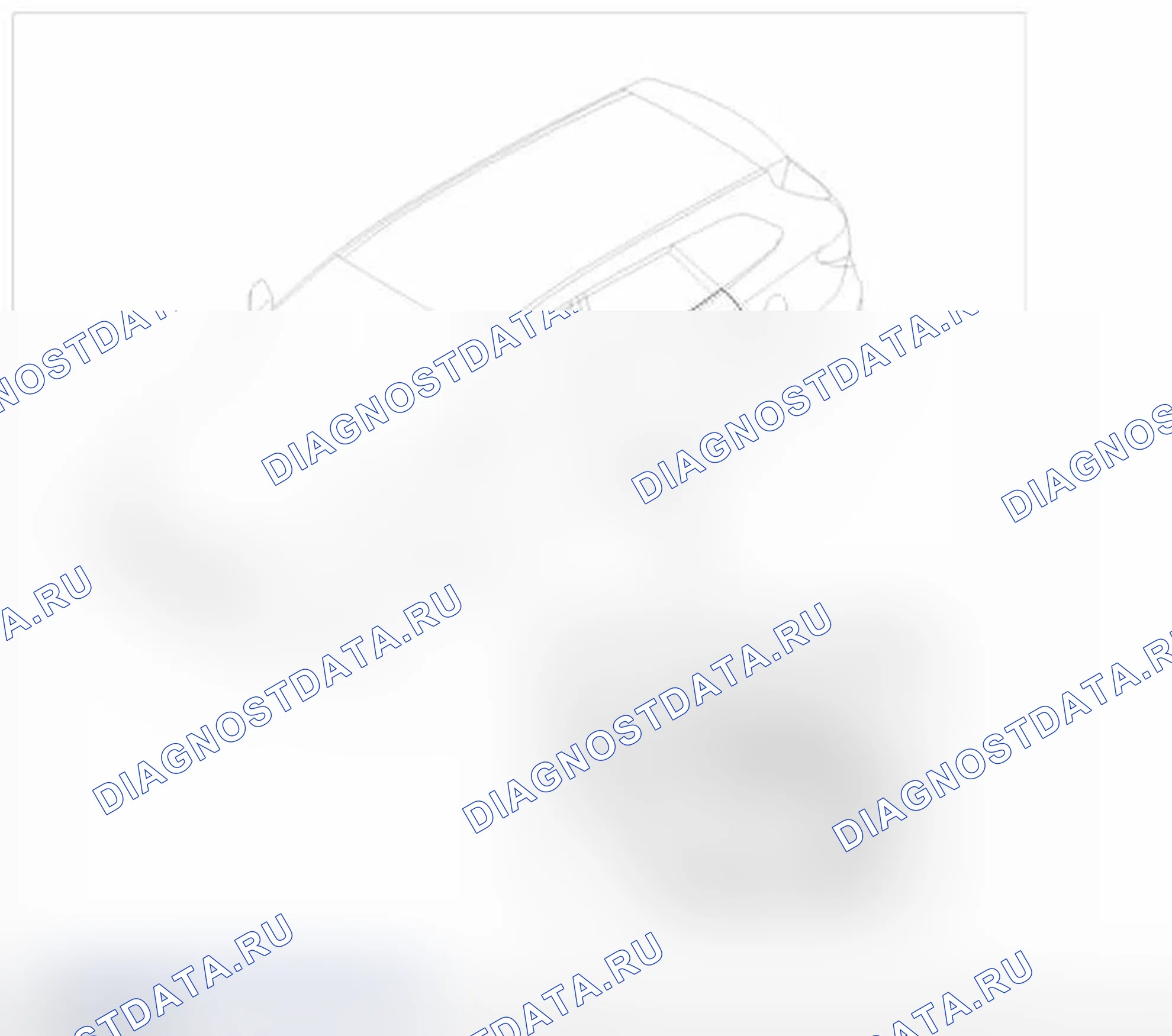 Рис. 111: Расположение компонентов. Hyundai Santa Fe III