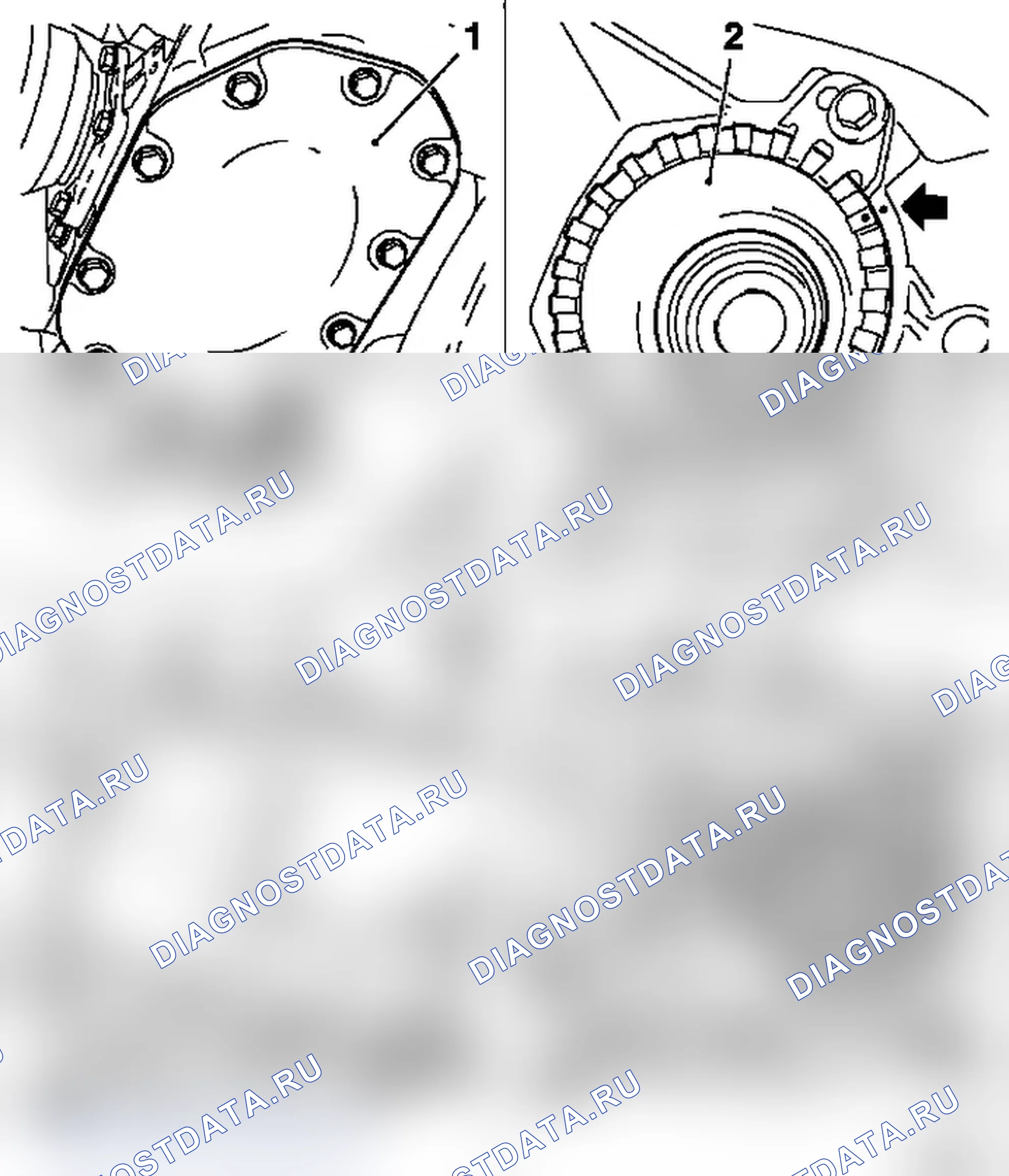 Демонтаж и установка дифференциала (F 17/F 17+). Opel Zafira A рестайлинг