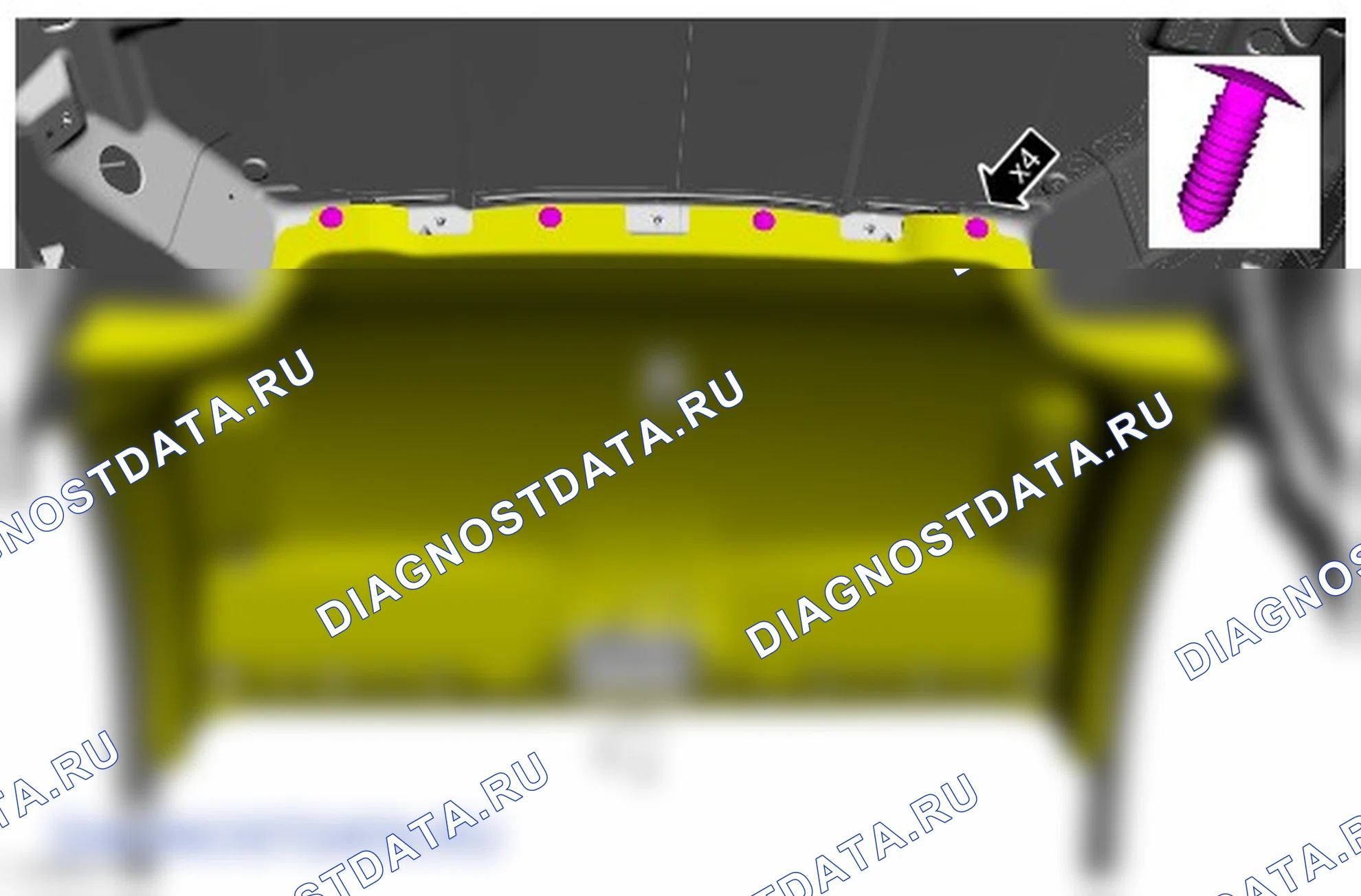 Как снять и установить обивку потолка — опускание. Ford Tourneo Courier I