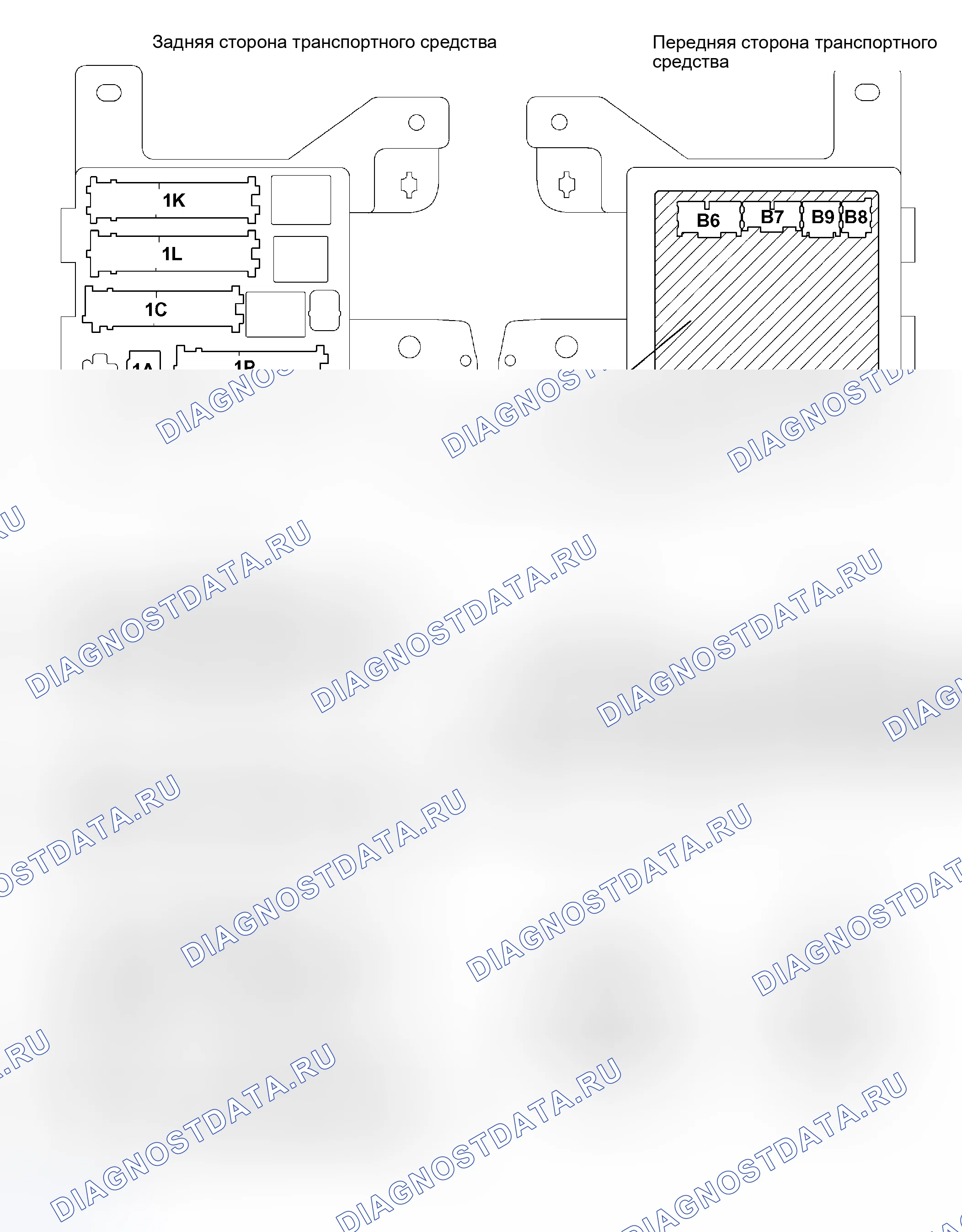 Рис. 356: КЛЕММЫ ЭБУ. Toyota Sienna II