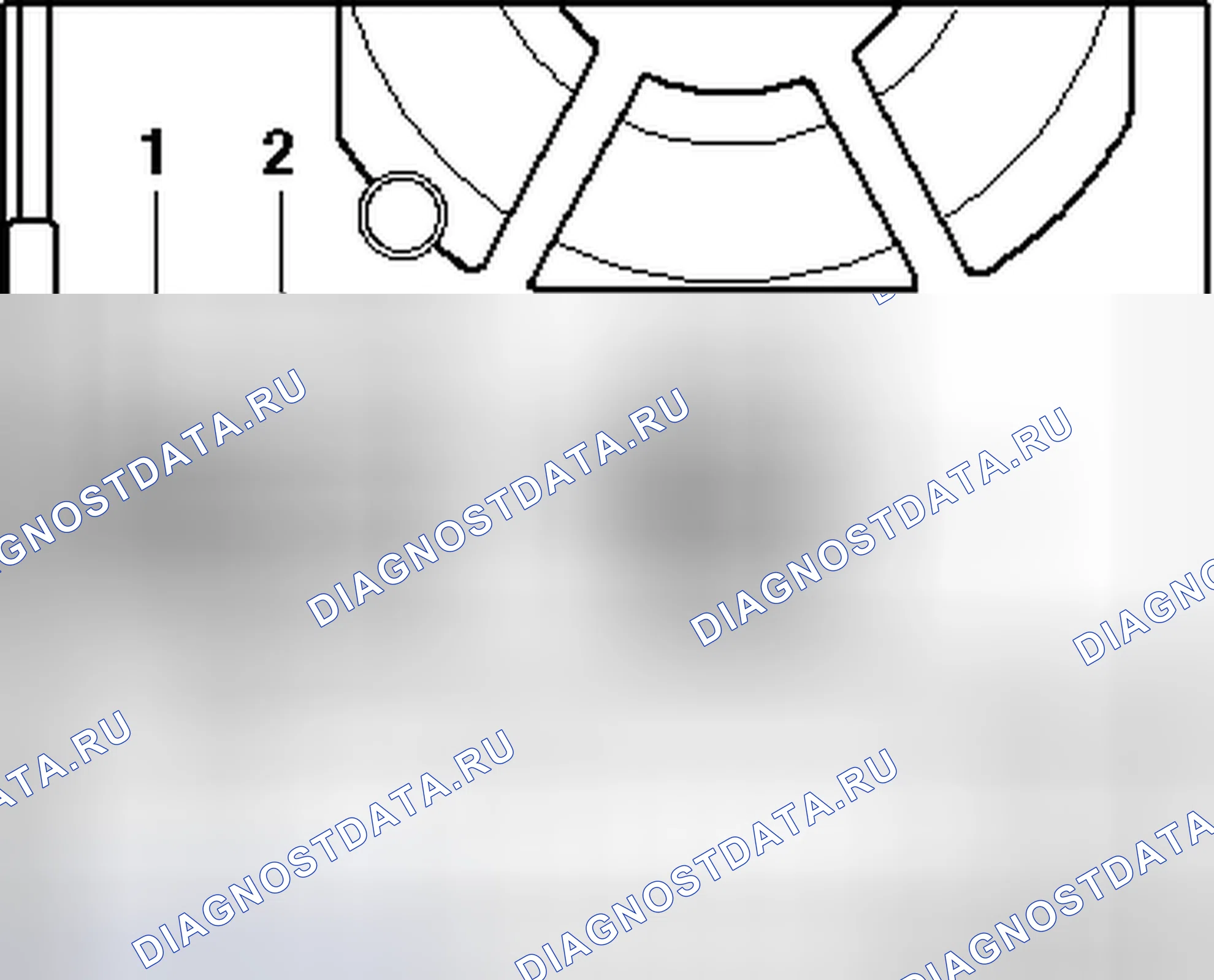 Рис. 28: ПОДКЛЮЧЕНИЯ АНТЕНН, РАЗЪЕМЫ 5, 6 И 7. Volkswagen Golf Mk6