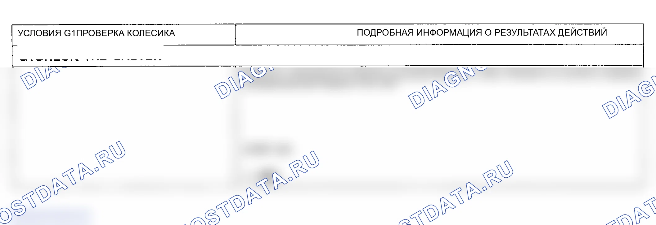 Рис. 27: ДЕТАЛЬНЫЙ ТЕСТ G: ДОРОЖКИ НЕПРАВИЛЬНО. Kia Spectra I рестайлинг 2