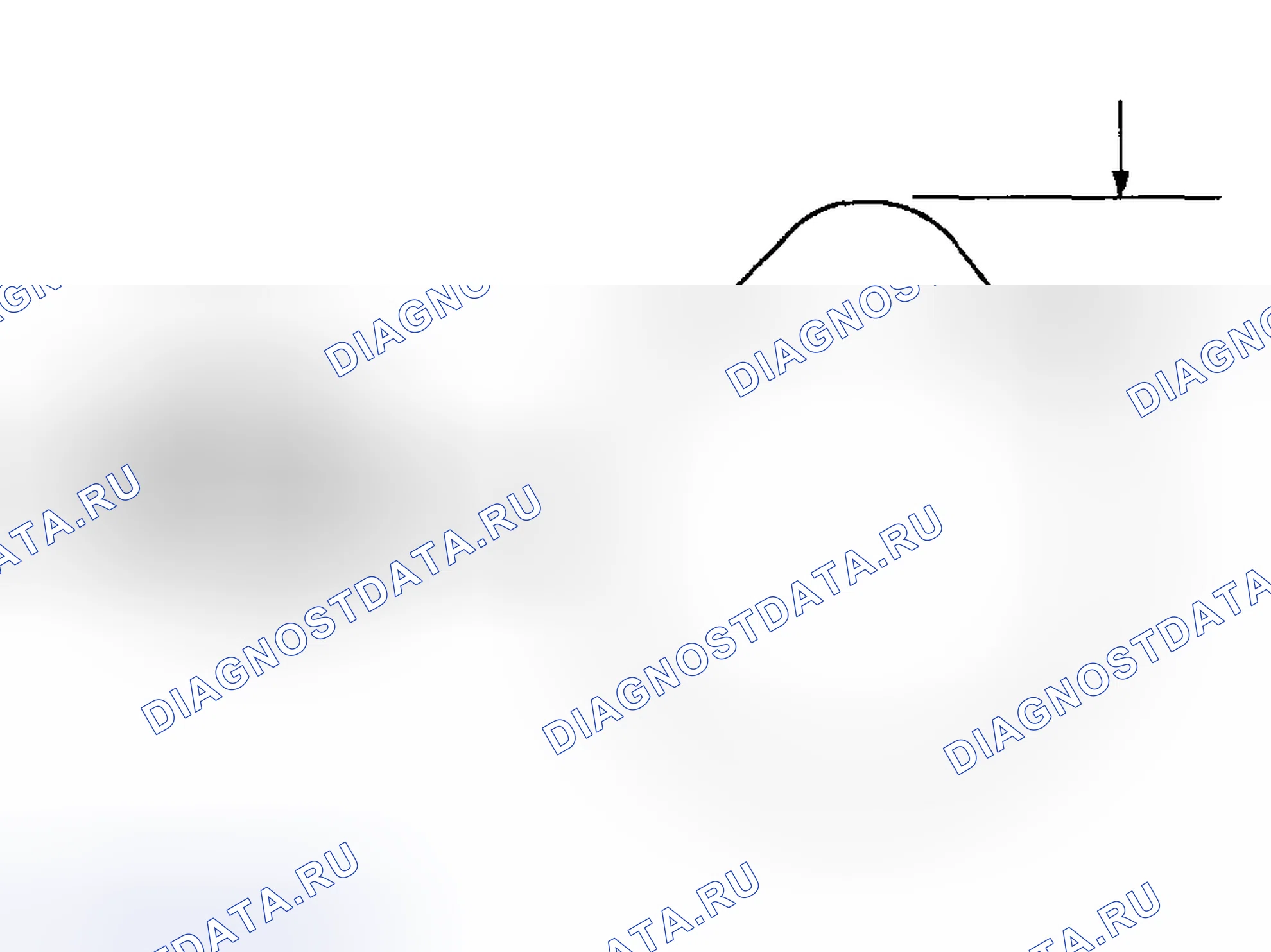Рис. 325: КУЛАЧКОВЫЙ ВАЛ - ПОДЪЕМ ВЫСТУПА. Mazda Tribute I
