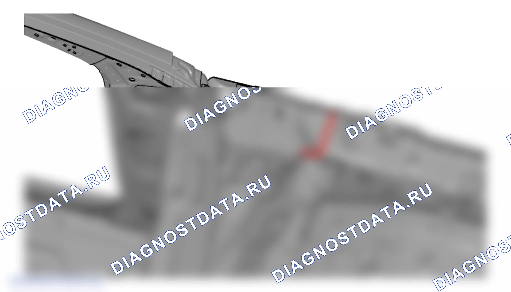 ПВХ сварной шов герметика - передняя область — Tank 500. Tank Tank 500 I