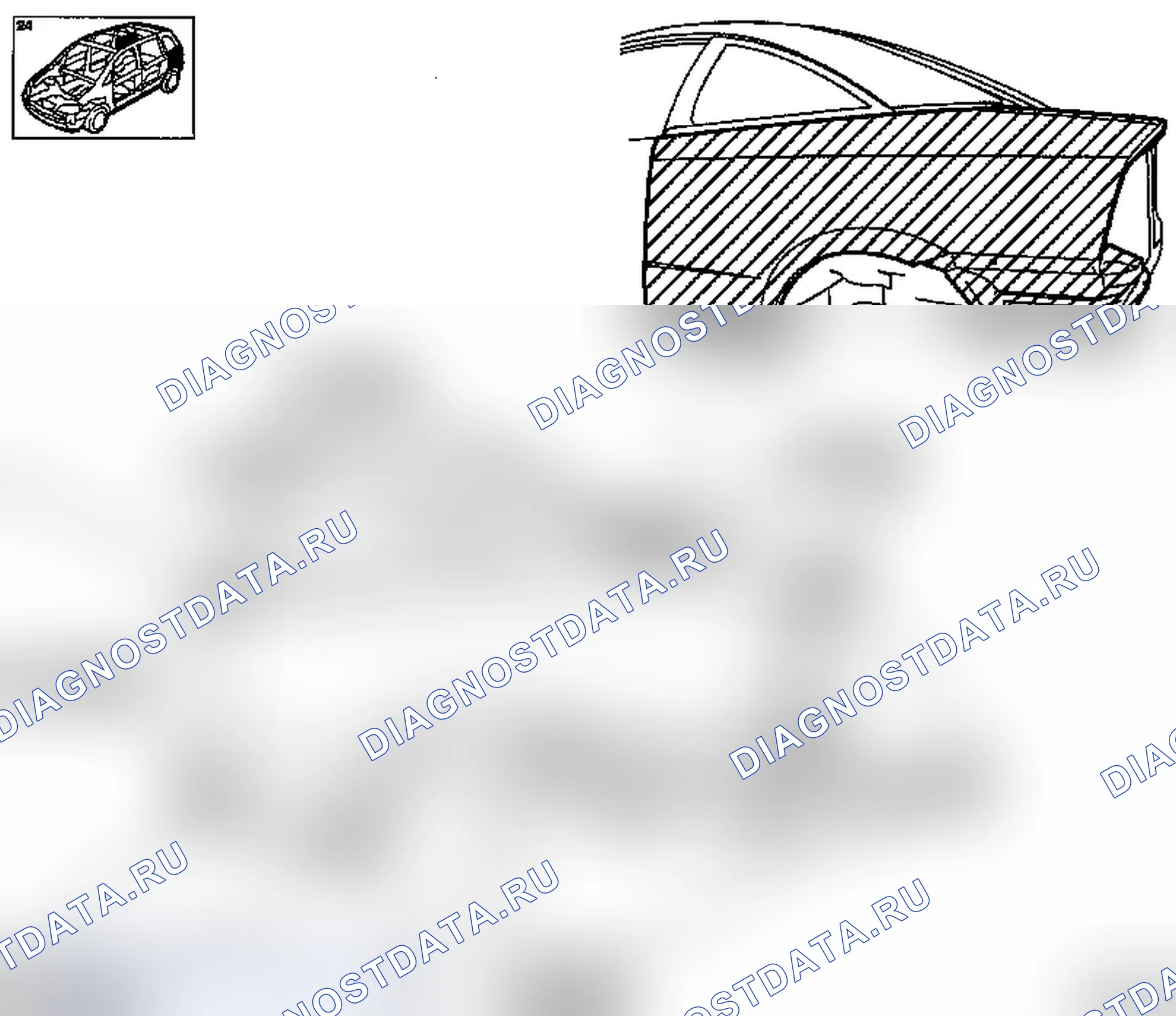 Боковая панель (Astra Coupe). Opel Astra G
