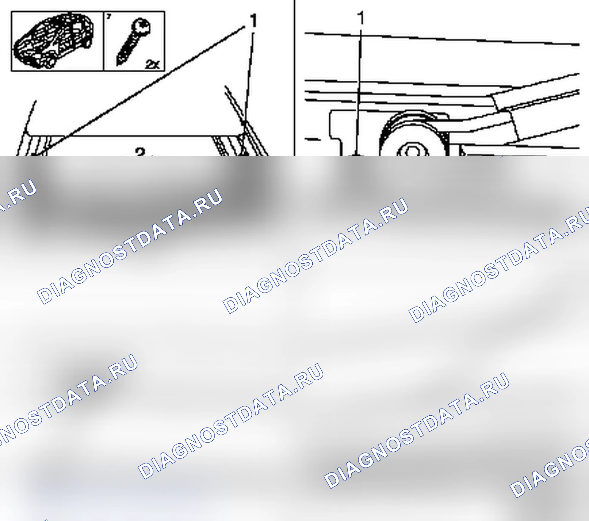 Замена выталкивателя обтекателя - L35 / L48. Opel Astra H