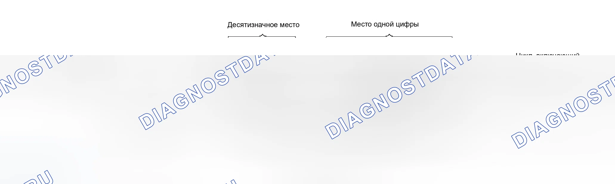 Рис. 12: Пример индикации кода неисправности диагностики. Infiniti M45 II