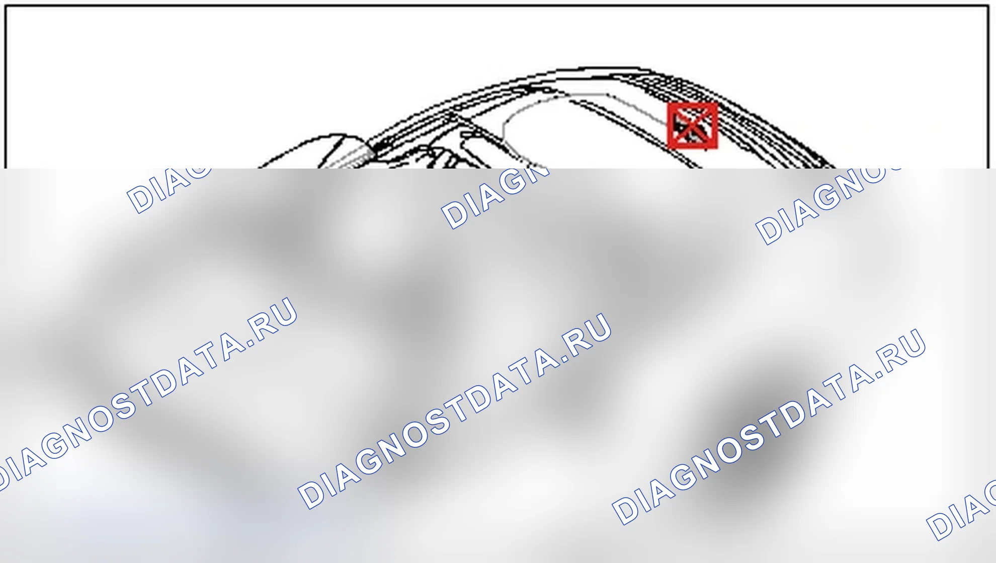 Рис. 260: Снятие троса для стопорного крюка. Porsche 911 GT3 997