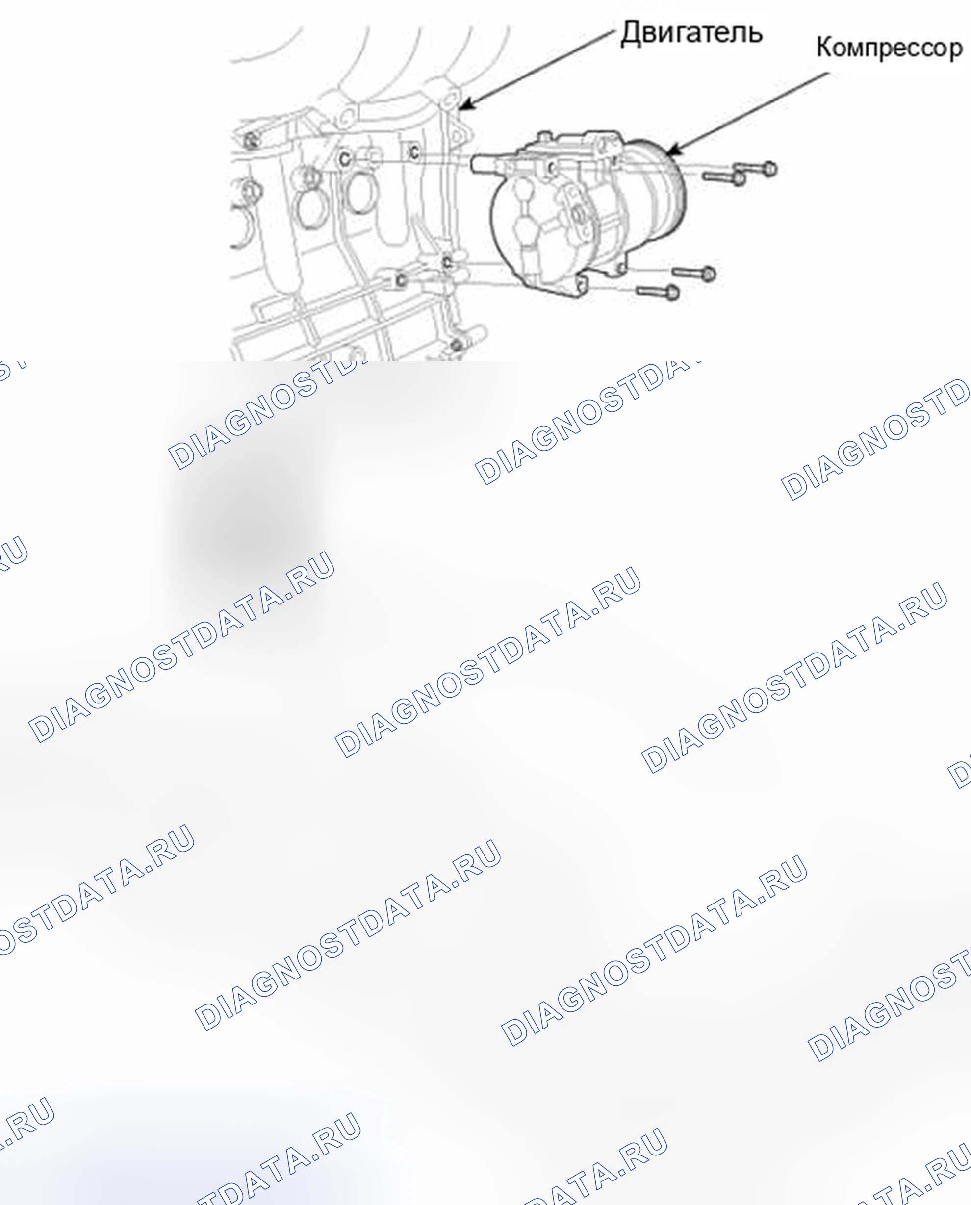 Рис. 18: РАСПОЛОЖЕНИЕ КОМПОНЕНТОВ. Kia Rio II рестайлинг