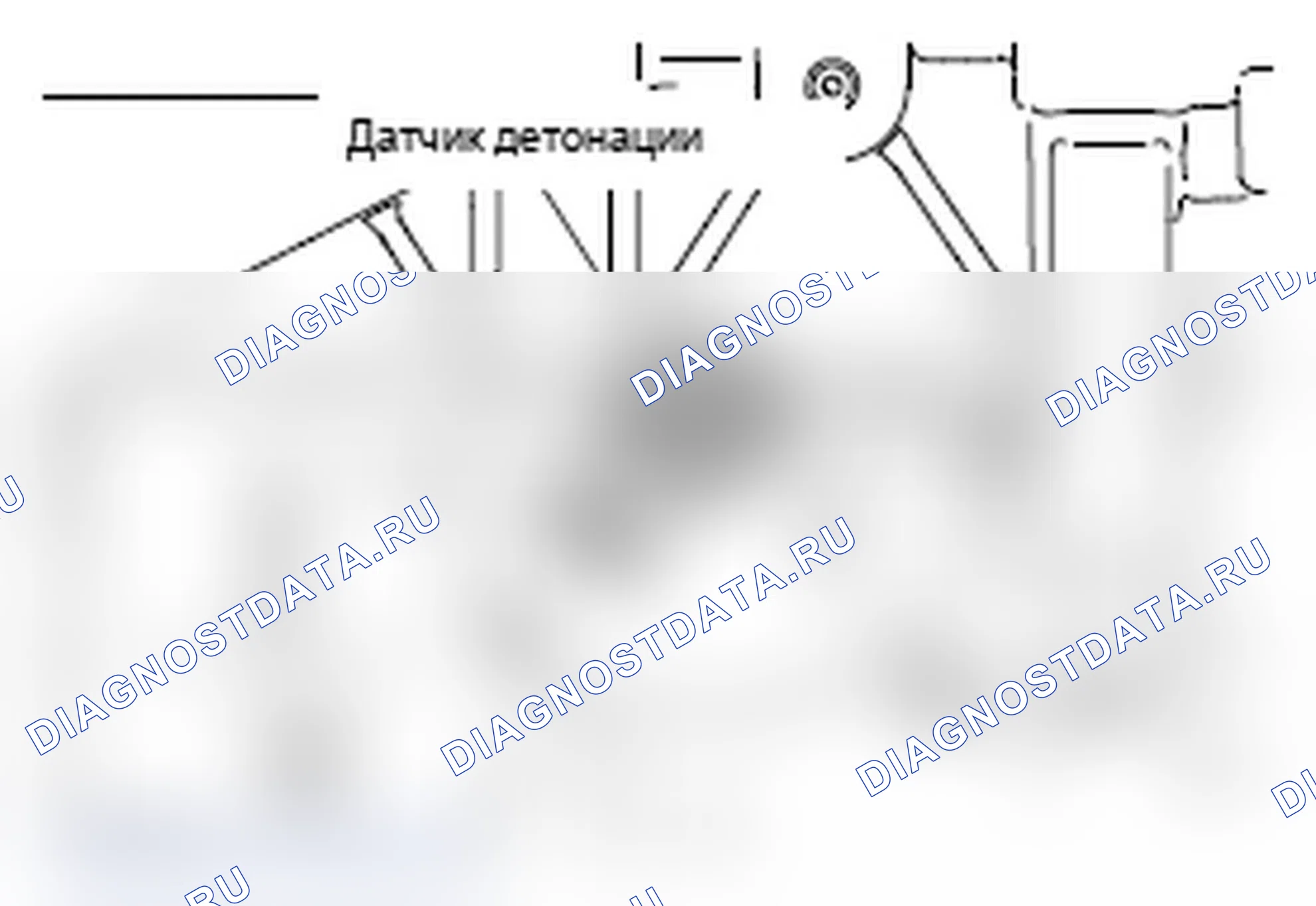 Рис. 20: >> A <<УСТАНОВКА ДАТЧИКА ДЕТОНАЦИИ. Mitsubishi Lancer Ralliart X