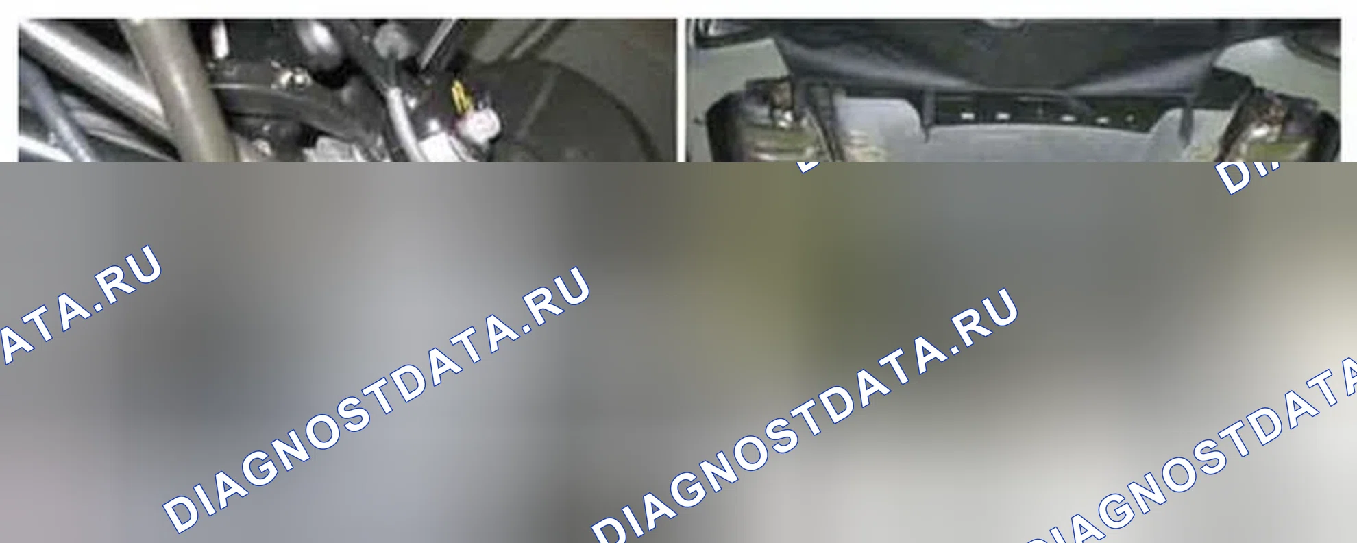 Рис. 186: Расположение компонентов. Hyundai Equus II