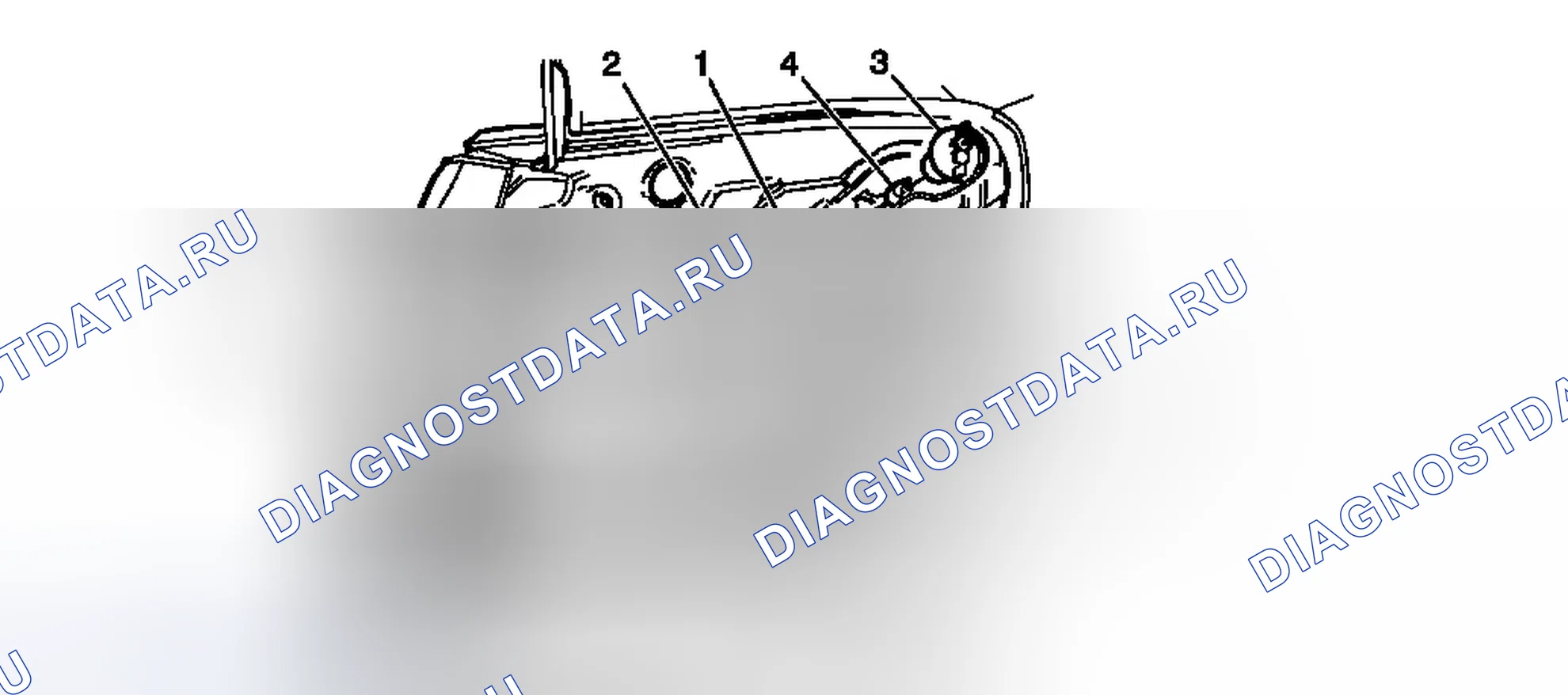 Рис. 94: Замена лампы заднего габарита (анклав). Chevrolet Traverse I