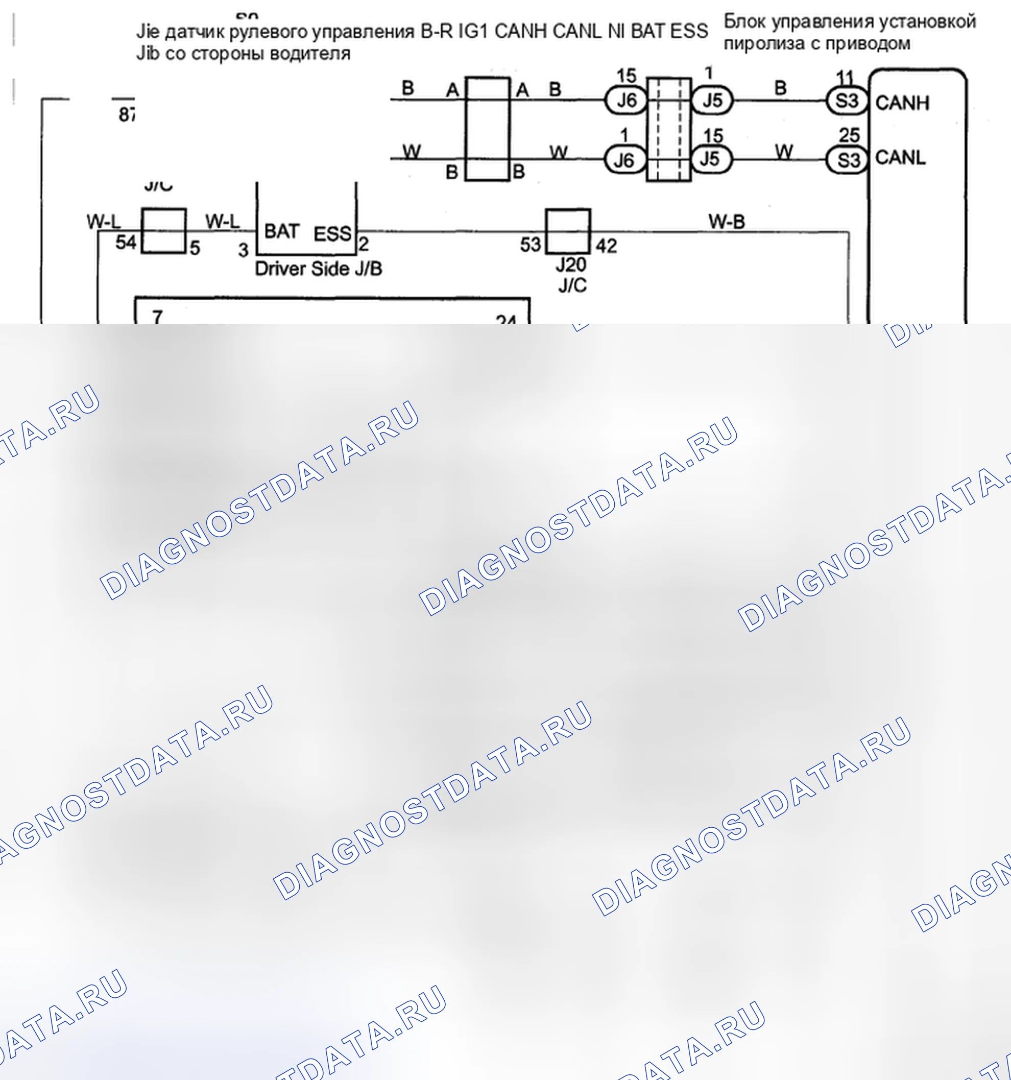 Рис. 55: электросхема. Toyota Sienna II рестайлинг