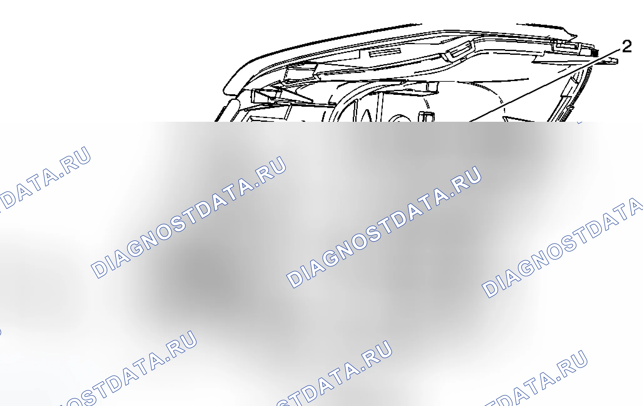 Рис. 40: Замена лампы сигнала парковки / поворота. Cadillac DTS I