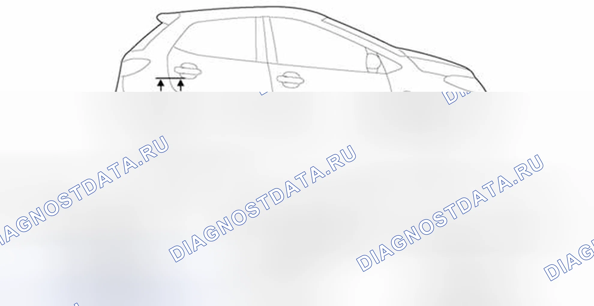 Рис. 82: РЕГУЛИРОВКА ДВЕРИ. Audi Q8 I