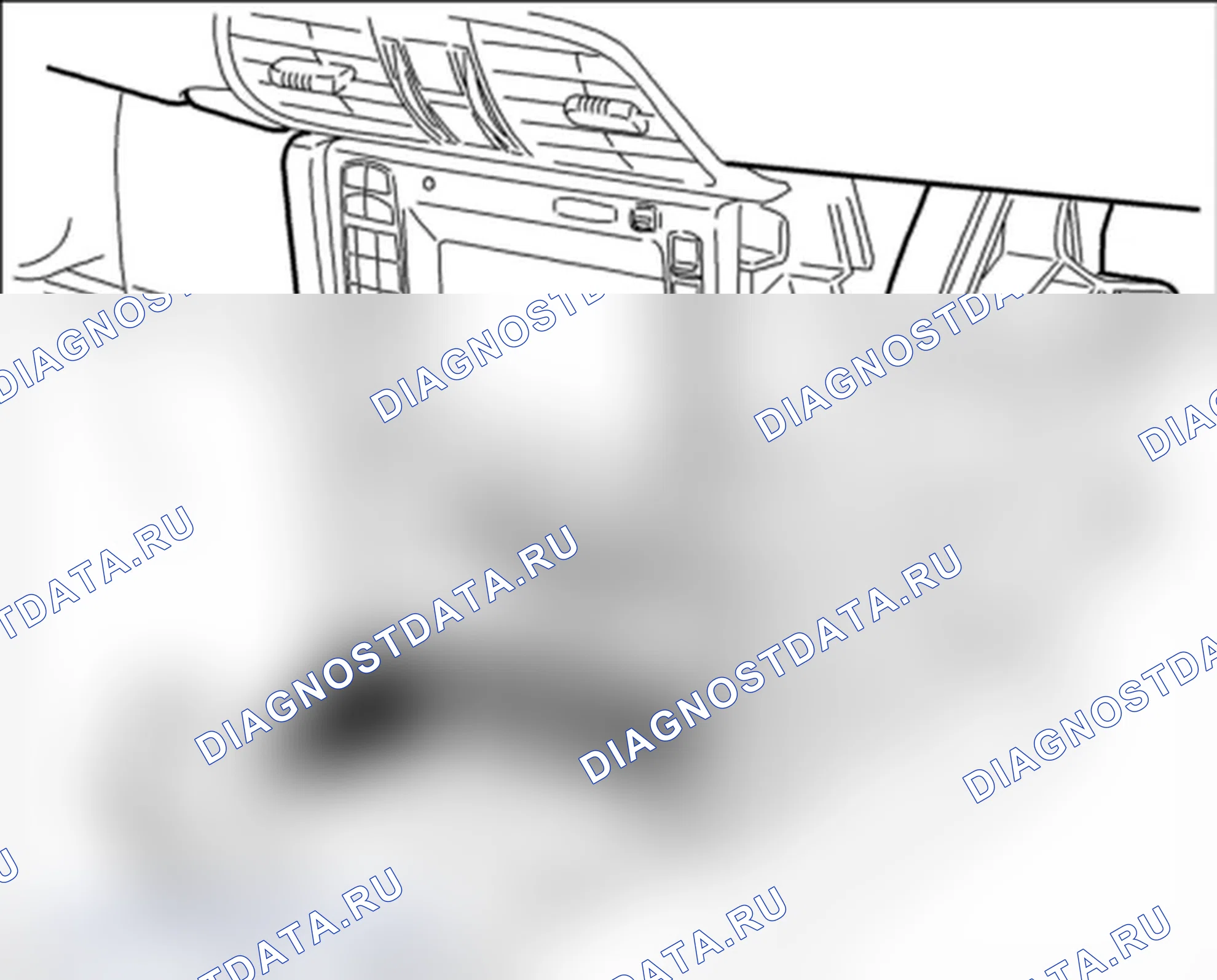 Рис. 139: Установка консоли выключателя. Porsche 911 GT3 997