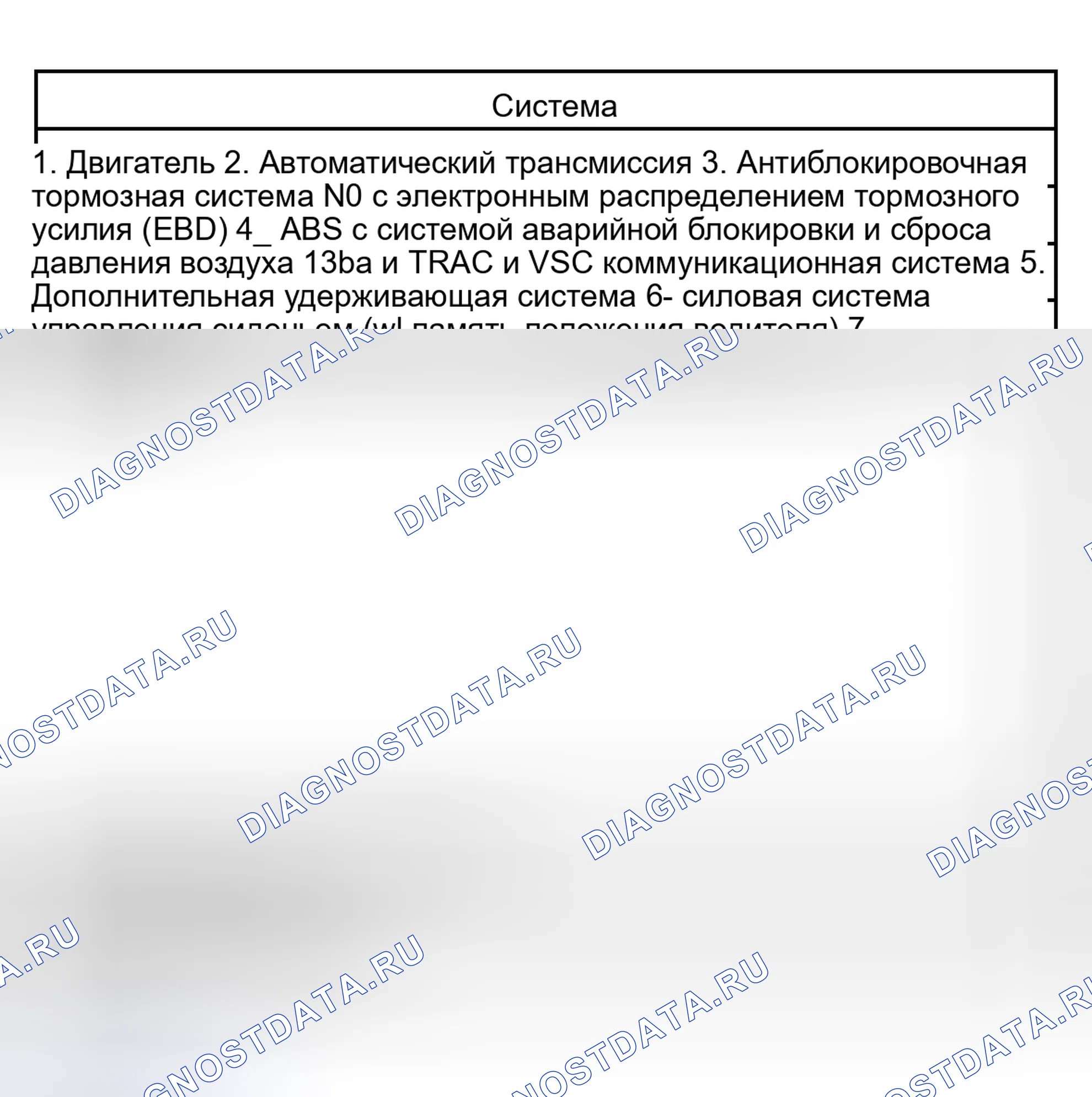 Рис. 22: ОБЩИЕ СВЕДЕНИЯ О ПОИСКЕ И УСТРАНЕНИИ НЕИСПРАВНОСТЕЙ В СИСТЕМАХ, УПРАВЛЯЕМЫХ С ПОМОЩЬЮ ЭБУ. Toyota Avalon XX20 рестайлинг