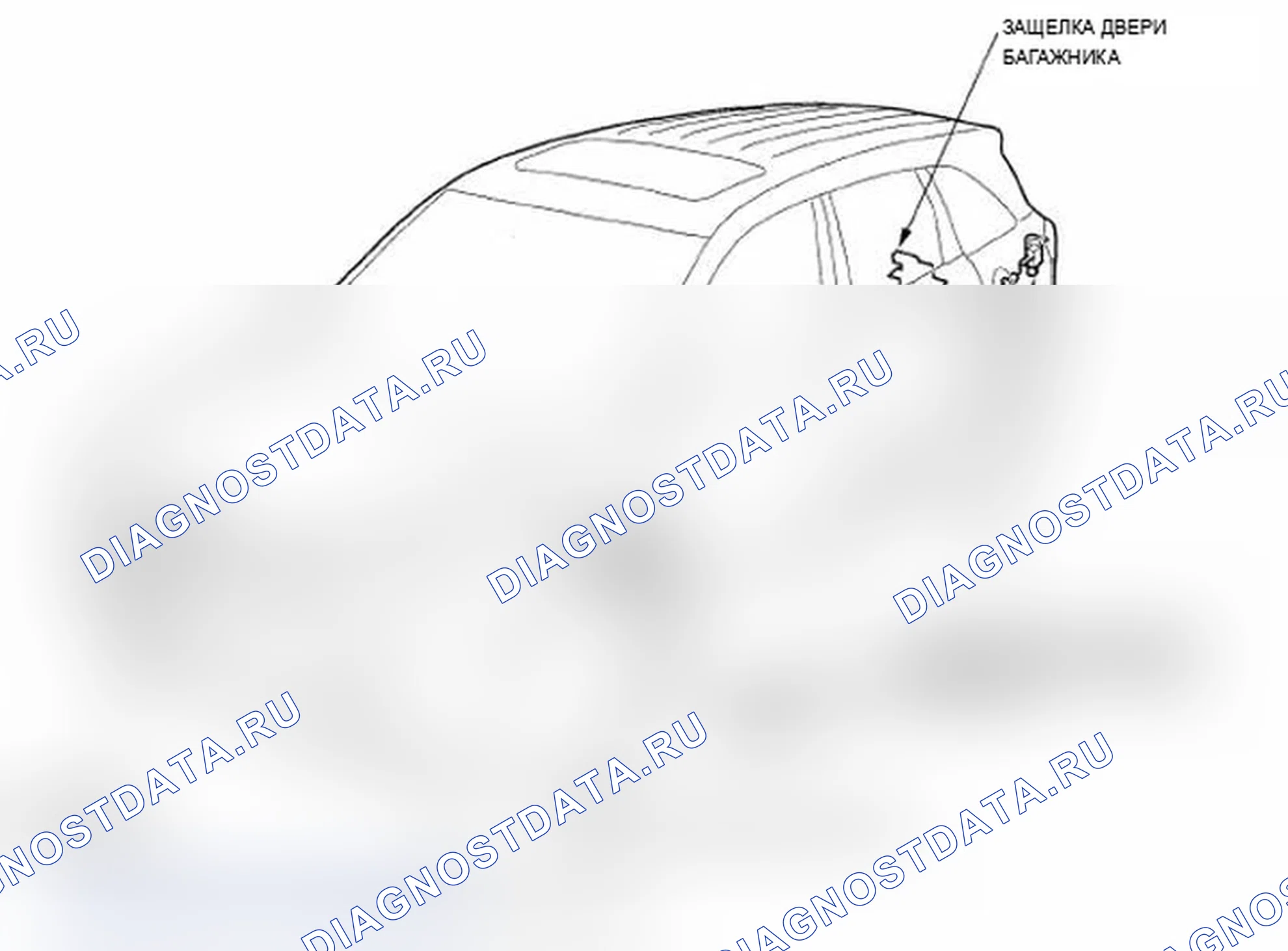 Рис. 9: Указатель расположения компонентов. Acura MDX II