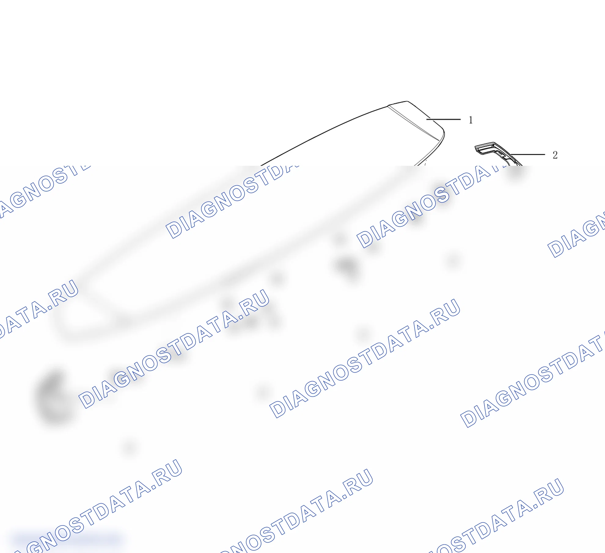 Схема расположения дефлектора — Haval F5. Haval F5 I