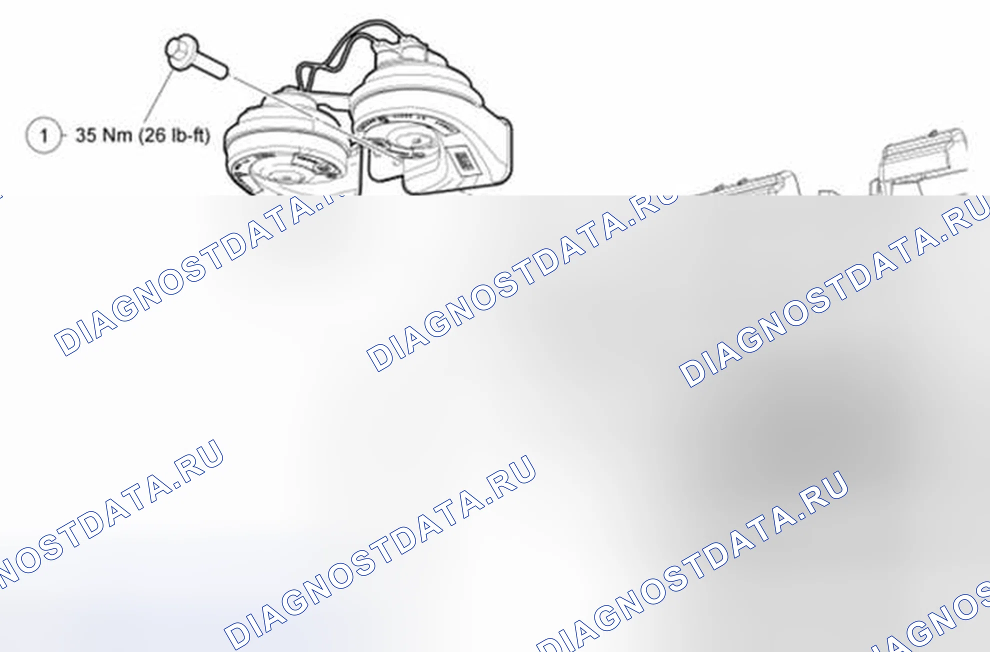 Рис. 14: звуковой сигнал. Ford Pickup F250 Super Duty II
