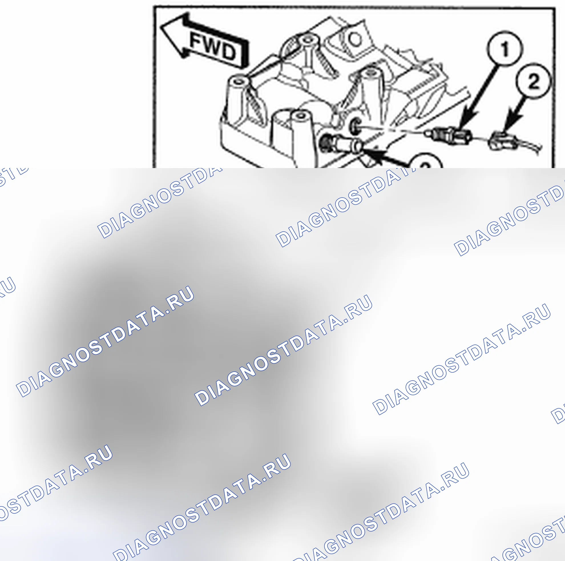 Рис. 13: УДАЛЕНИЕ-3.3 / 3.8L. Chrysler Town & Country V