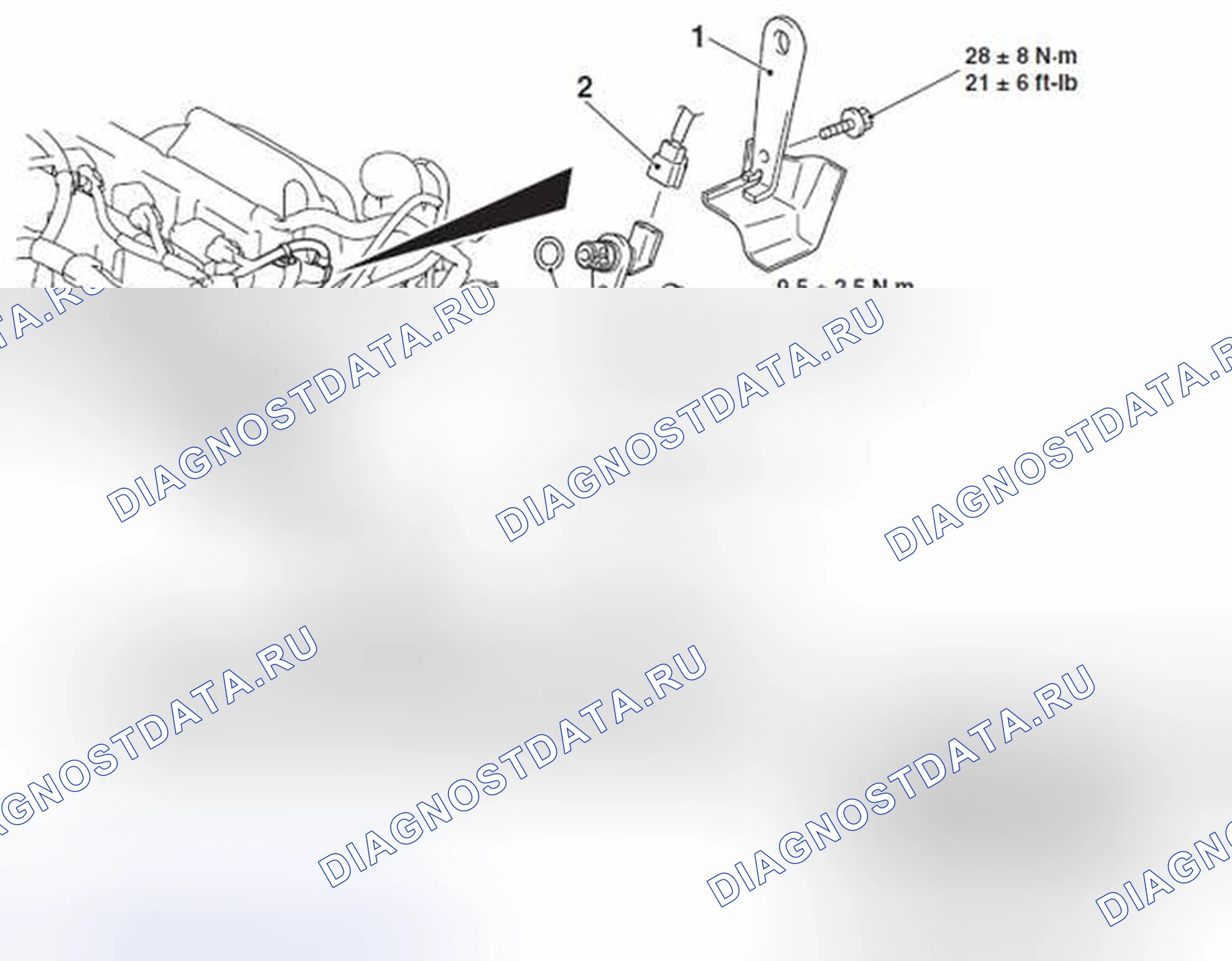 Рис. 30: ДЕМОНТАЖ И МОНТАЖ. Mitsubishi Lancer Ralliart X рестайлинг
