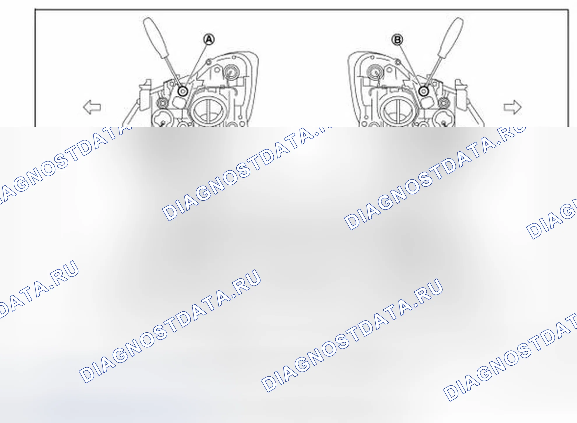 Рис. 127: ВИНТ РЕГУЛИРОВКИ НАВОДКИ. Infiniti Q60 I