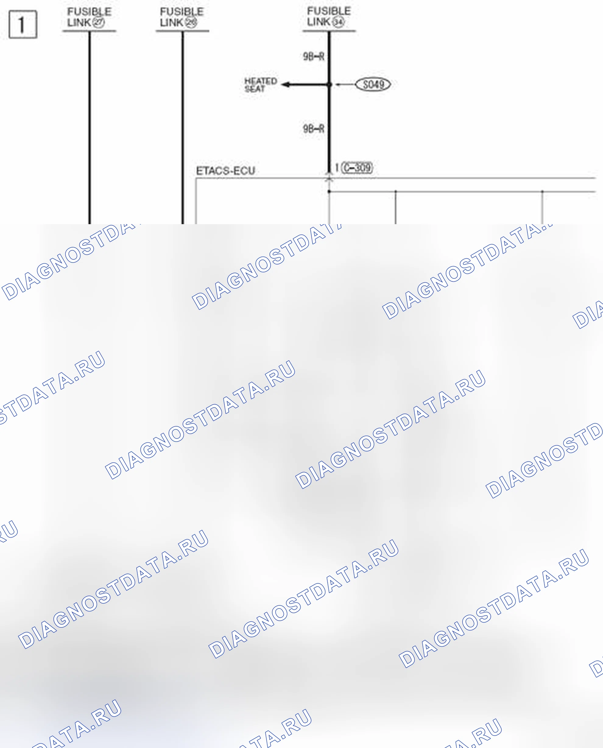 Рис. 382: ABS, ASC, ACD, Ayc и с-АВК. Mazda MX-5 NB
