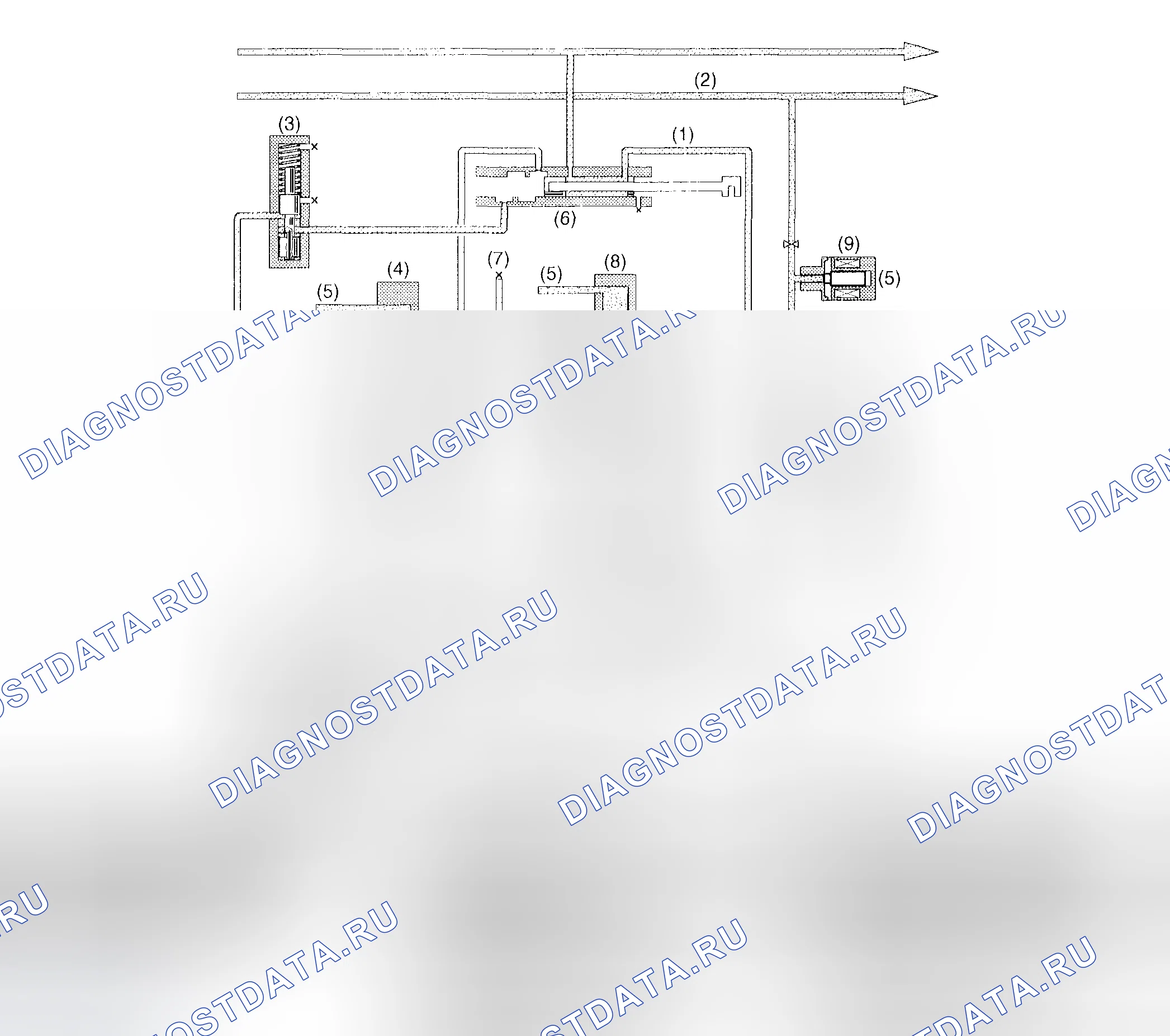 Рис. 1266: Контроль обратного ингибирования. Honda X-NV I