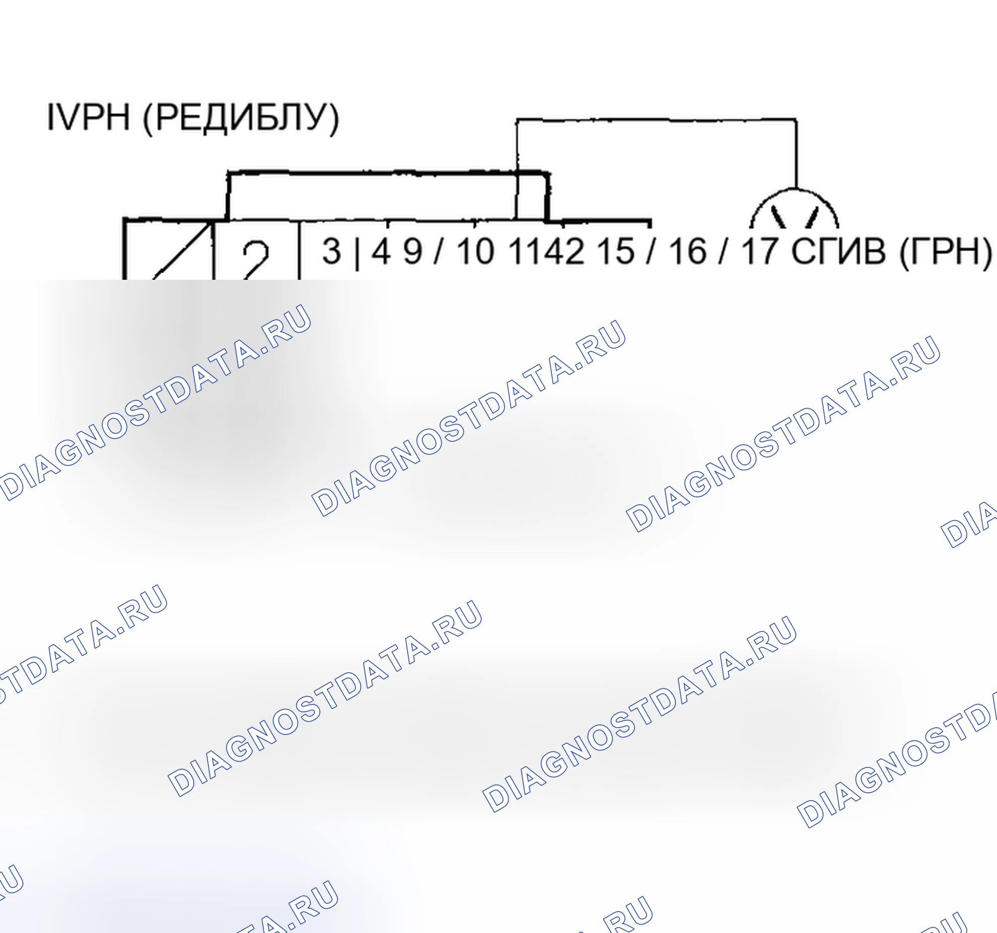 Рис. 1011: расшифровка кода ошибки P1593 (27): Ток двигателя V-фазная сигнальная цепь высокого входа. Honda Civic VII рестайлинг